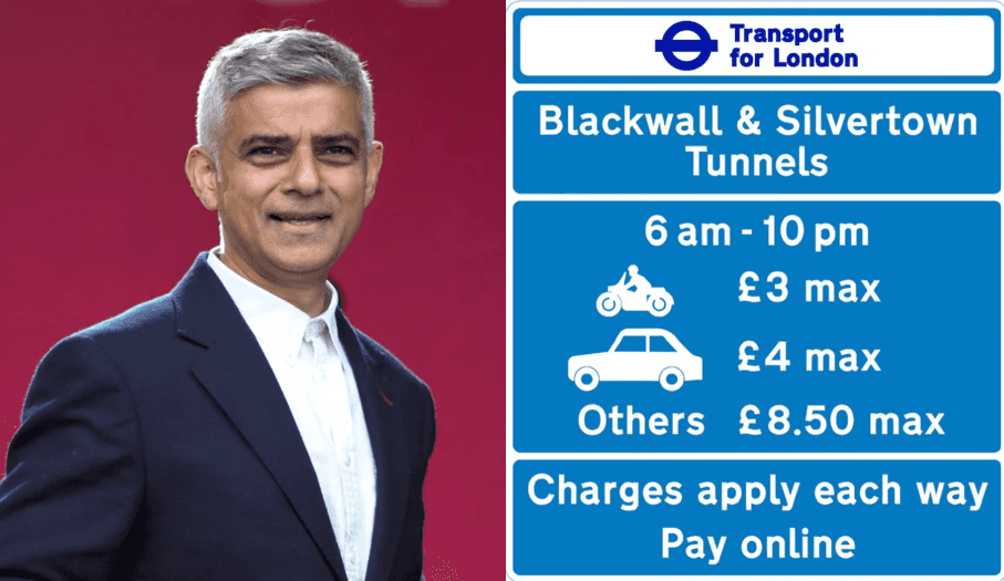 Controversy Swirls as Sadiq Khan Faces Criticism Over New Toll Plan for London's Tunnels