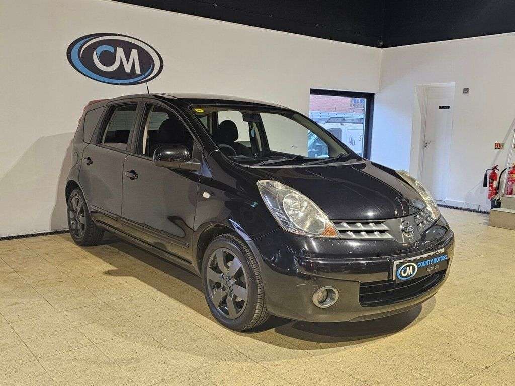 A 2008 NISSAN NOTE 1.4 16V Acenta R Hatchback 5dr Petrol Manual Euro 4 (88 ps) Long MOT until A 2008 NISSAN NOTE 1.4 16V Acenta R Hatchback 5dr Petrol Manual Euro 4 (88 ps) Long MOT until