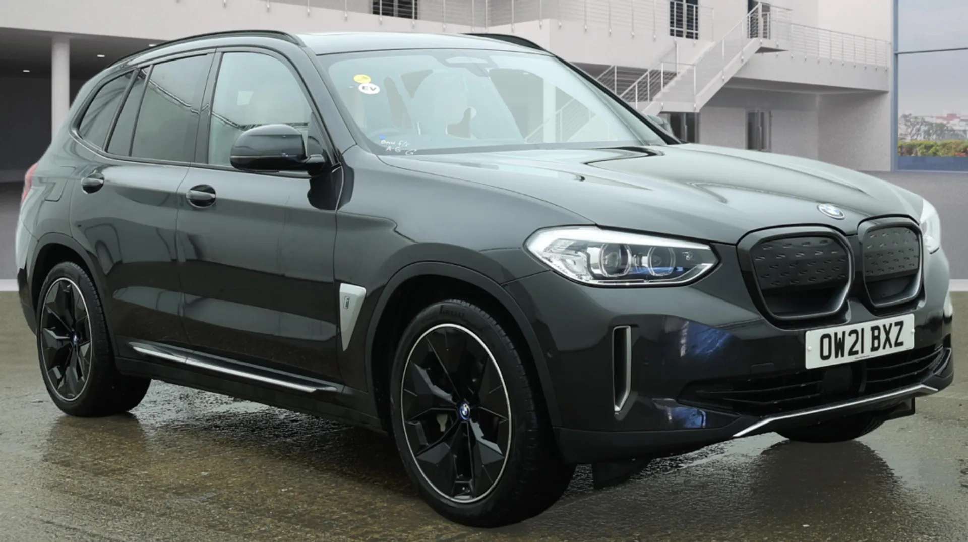 A 2021 BMW IX3 210kW Premier Edition 80kWh 5dr Auto [ Reversing assist camera , Parking assistant , 20" Aero jet black alloy wheels , Panoramic glass sunroof, two pa A 2021 BMW IX3 210kW Premier Edition 80kWh 5dr Auto [ Reversing assist camera , Parking assistant , 20" Aero jet black alloy wheels , Panoramic glass sunroof, two pa