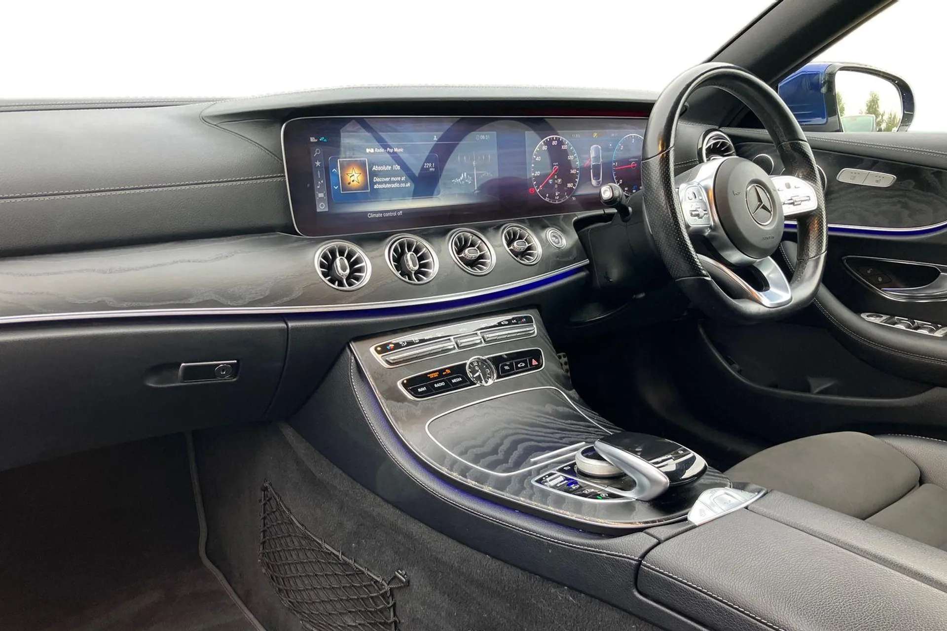 A 2020 MERCEDES-BENZ E CLASS E220d AMG Line 2dr 9G-Tronic [ Active parking assist including front and rear parking sensors , Bluetooth interface for hands free telephone , Mirror A 2020 MERCEDES-BENZ E CLASS E220d AMG Line 2dr 9G-Tronic [ Active parking assist including front and rear parking sensors , Bluetooth interface for hands free telephone , Mirror