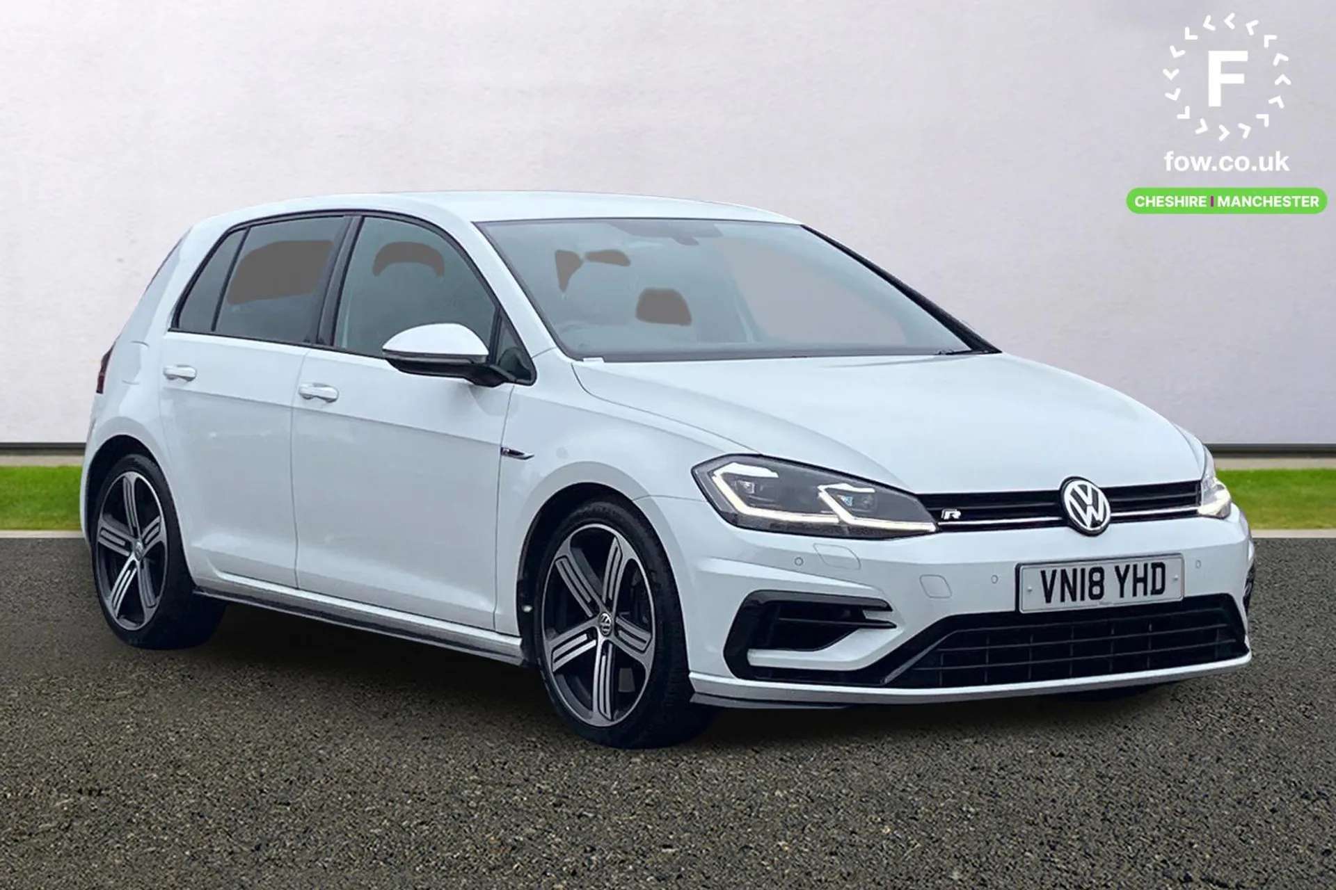 A 2018 VOLKSWAGEN GOLF 2.0 TSI 310 R 5dr 4MOTION DSG [ Ambient lighting pack , Ultrasonic front and rear optical and audible parking sensors , Bluetooth hands free telephone A 2018 VOLKSWAGEN GOLF 2.0 TSI 310 R 5dr 4MOTION DSG [ Ambient lighting pack , Ultrasonic front and rear optical and audible parking sensors , Bluetooth hands free telephone