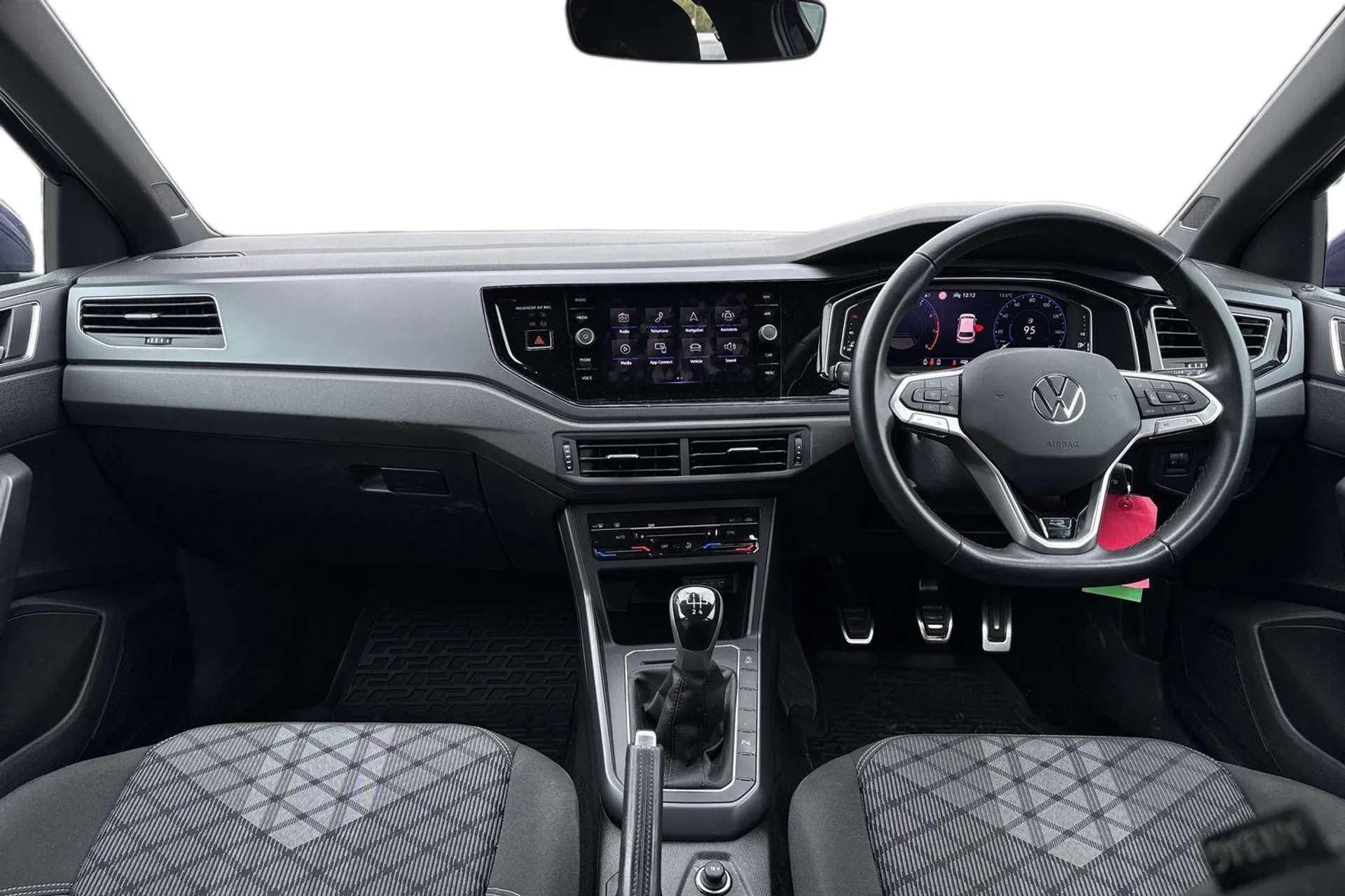 A 2022 VOLKSWAGEN POLO 1.0 TSI R-Line 5dr [ Light and sight pack , Power assisted speed sensitive steering , Bluetooth mobile phone interface , Digital Cockpit Pro with 10.2 A 2022 VOLKSWAGEN POLO 1.0 TSI R-Line 5dr [ Light and sight pack , Power assisted speed sensitive steering , Bluetooth mobile phone interface , Digital Cockpit Pro with 10.2