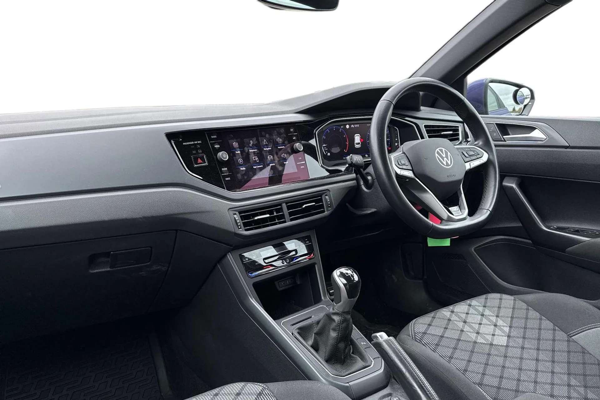 A 2022 VOLKSWAGEN POLO 1.0 TSI R-Line 5dr [ Light and sight pack , Power assisted speed sensitive steering , Bluetooth mobile phone interface , Digital Cockpit Pro with 10.2 A 2022 VOLKSWAGEN POLO 1.0 TSI R-Line 5dr [ Light and sight pack , Power assisted speed sensitive steering , Bluetooth mobile phone interface , Digital Cockpit Pro with 10.2