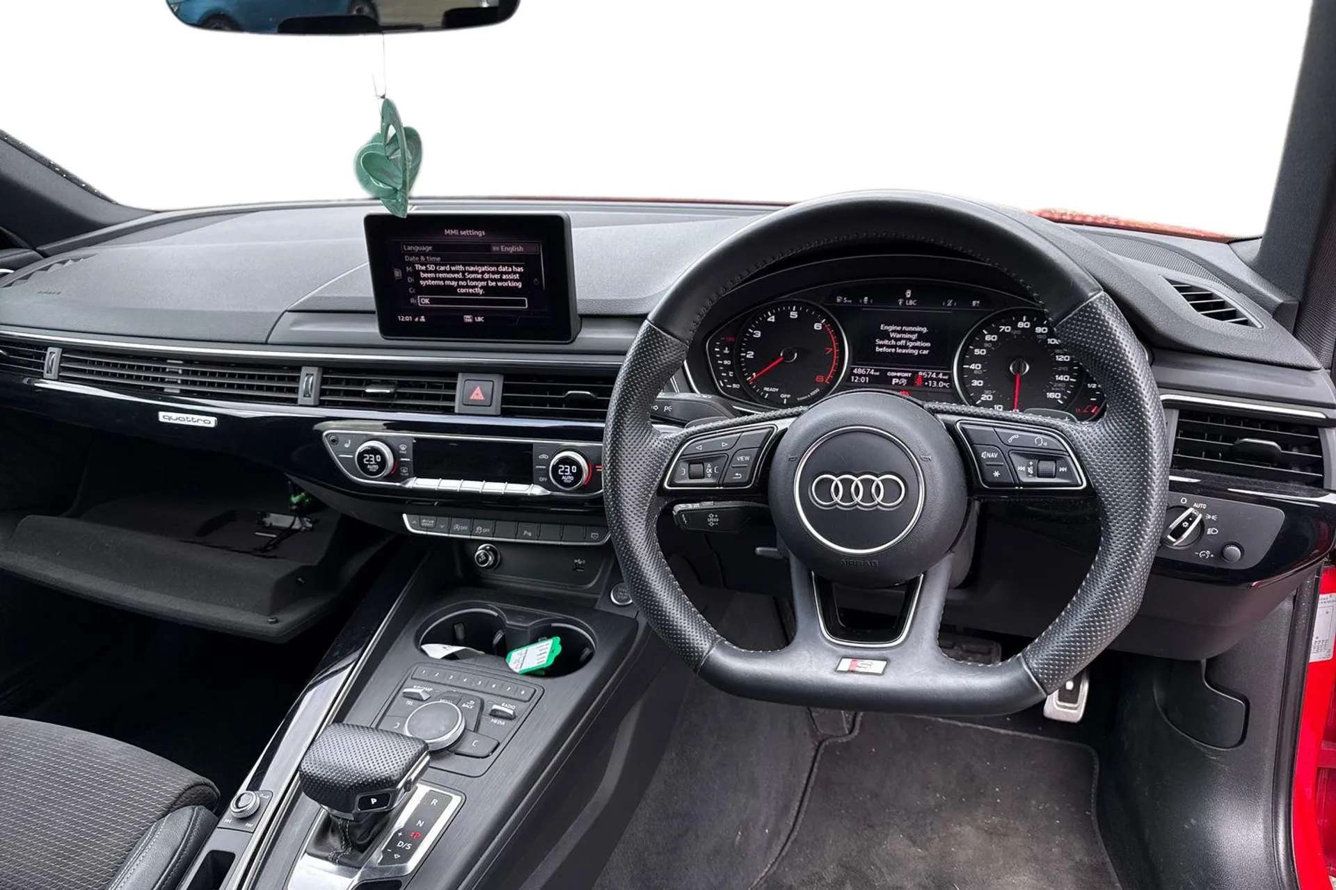 A 2017 AUDI A4 2.0T FSI 252 Quattro Black Edition 5dr S Tronic [ Front seats - heated , Panoramic glass sunroof , LED headlights , Privacy glass and front acoustic g A 2017 AUDI A4 2.0T FSI 252 Quattro Black Edition 5dr S Tronic [ Front seats - heated , Panoramic glass sunroof , LED headlights , Privacy glass and front acoustic g