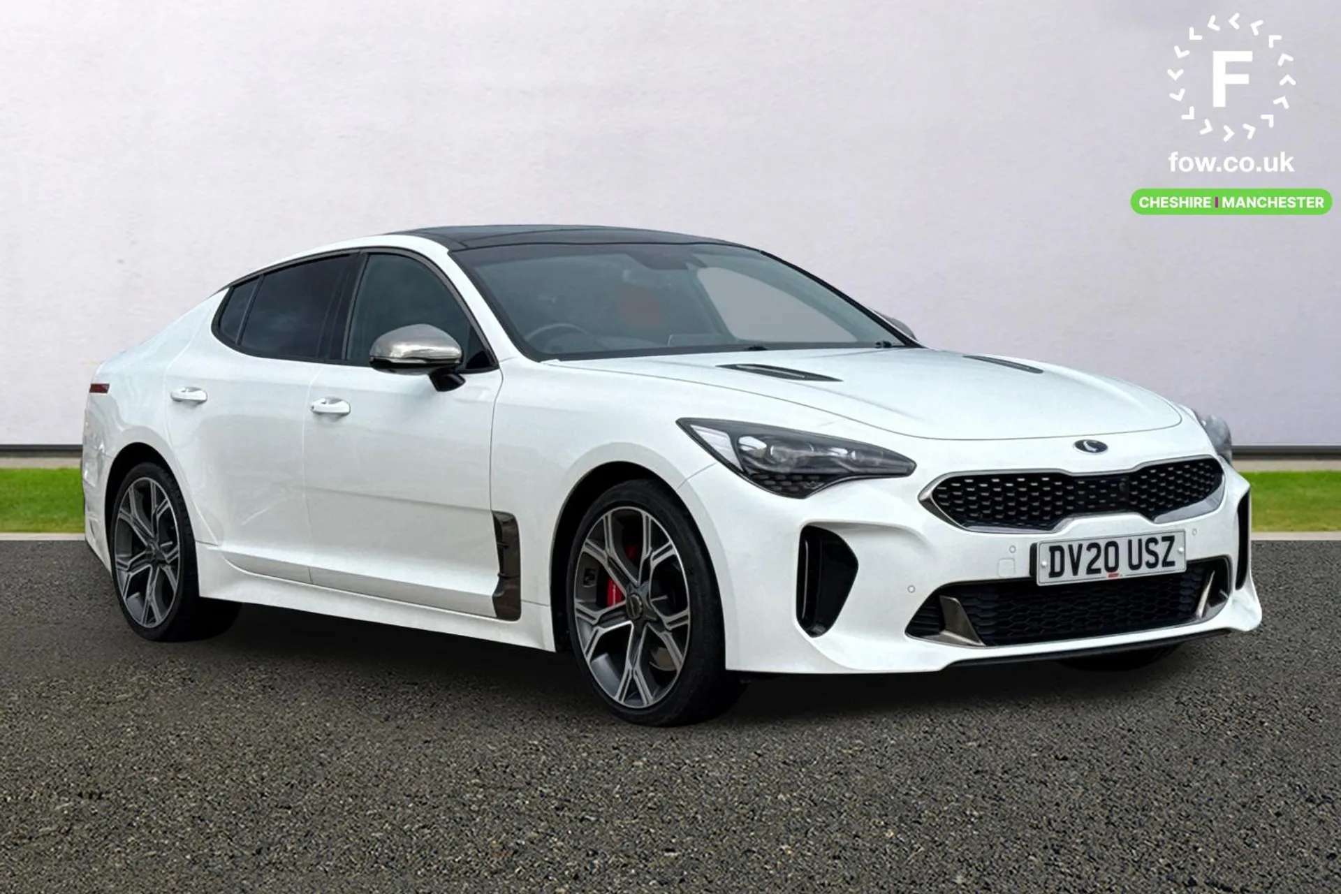 A 2020 KIA STINGER 3.3 T-GDi GT S 5dr Auto [ Apple car play/Android Auto , Reversing Camera System (integrated into Sat Nav Screen) , Head-up Display , 19" Alloy wheels A 2020 KIA STINGER 3.3 T-GDi GT S 5dr Auto [ Apple car play/Android Auto , Reversing Camera System (integrated into Sat Nav Screen) , Head-up Display , 19" Alloy wheels