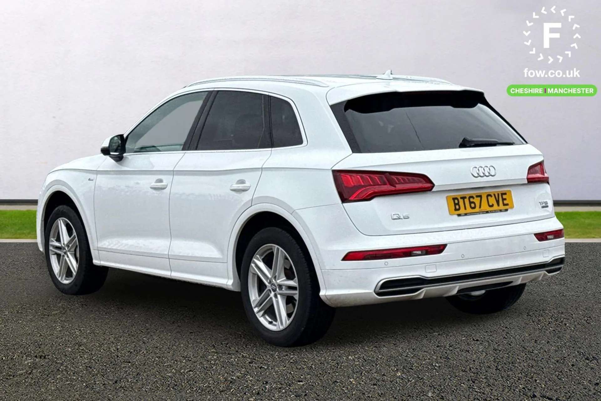 A 2017 AUDI Q5 2.0T FSI Quattro S Line 5dr S Tronic [ Power tailgate , Flat-bottomed 3-spoke multi-function steering wheel , Technology Pack , Comfort and Sound Pack A 2017 AUDI Q5 2.0T FSI Quattro S Line 5dr S Tronic [ Power tailgate , Flat-bottomed 3-spoke multi-function steering wheel , Technology Pack , Comfort and Sound Pack