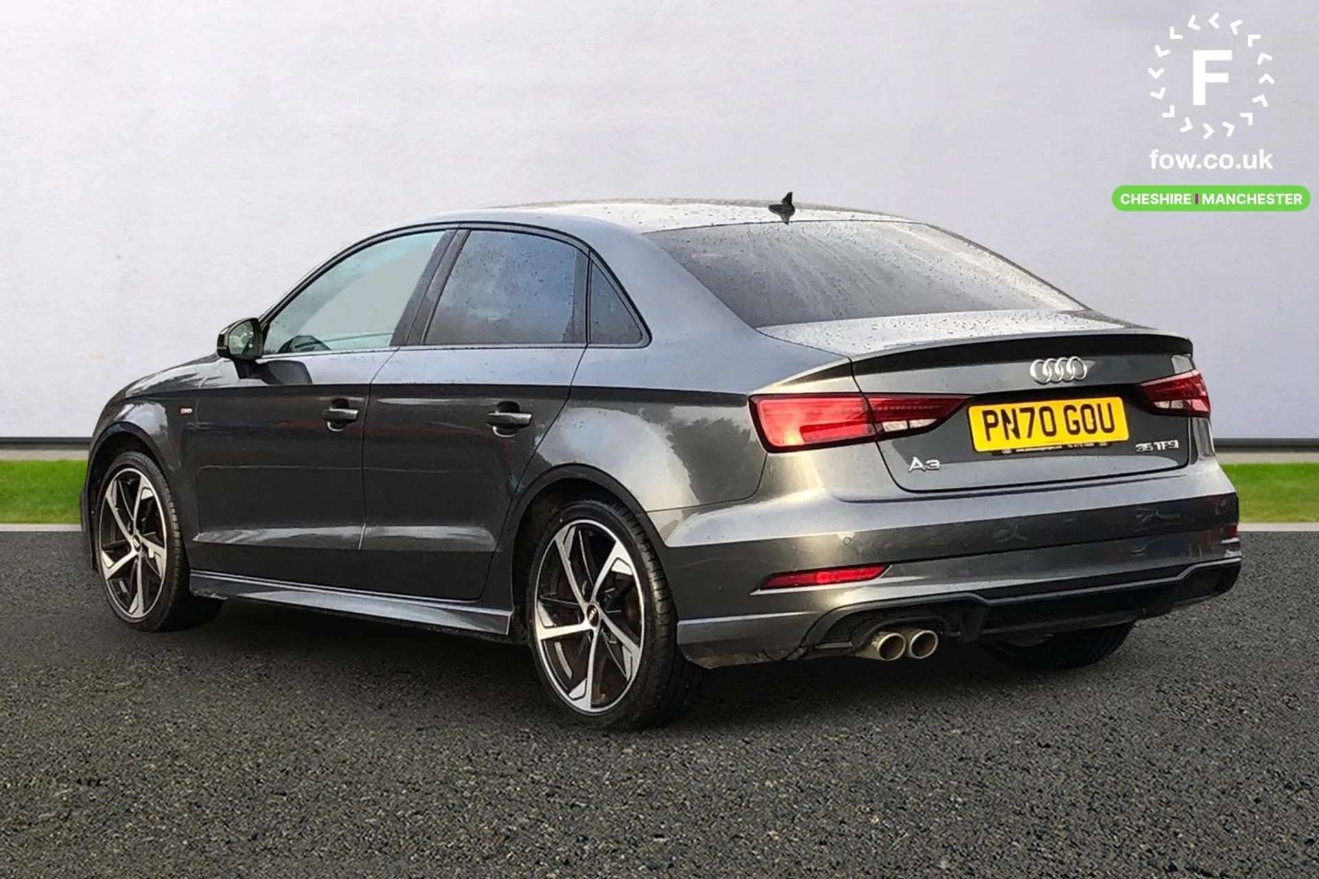 A 2020 AUDI A3 35 TFSI Black Edition 4dr S Tronic [ Technology Pack Advanced , Bluetooth interface , LED interior light pack , 18" 5 arm trapezoid design sport alloy A 2020 AUDI A3 35 TFSI Black Edition 4dr S Tronic [ Technology Pack Advanced , Bluetooth interface , LED interior light pack , 18" 5 arm trapezoid design sport alloy