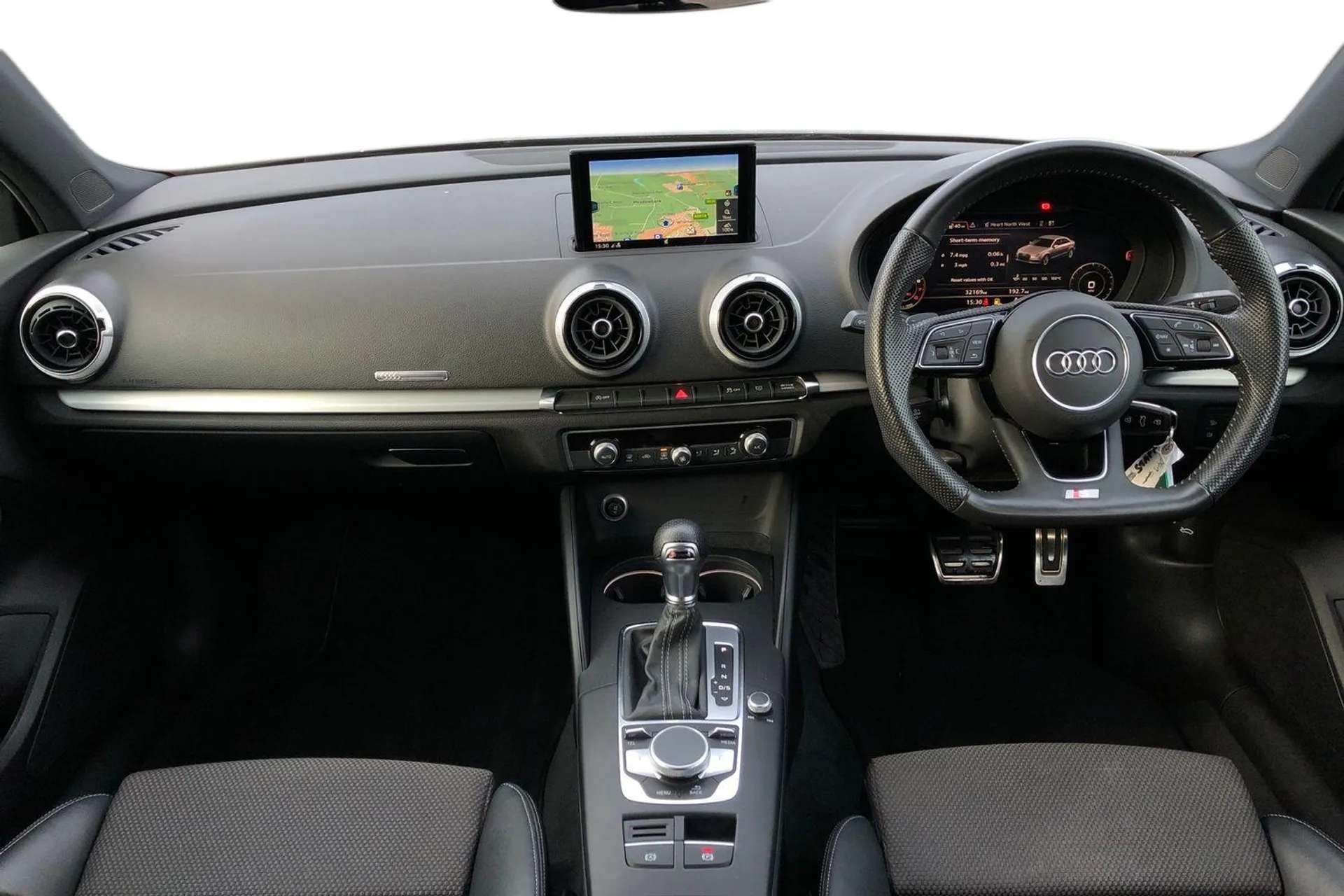 A 2020 AUDI A3 35 TFSI Black Edition 4dr S Tronic [ Technology Pack Advanced , Bluetooth interface , LED interior light pack , 18" 5 arm trapezoid design sport alloy A 2020 AUDI A3 35 TFSI Black Edition 4dr S Tronic [ Technology Pack Advanced , Bluetooth interface , LED interior light pack , 18" 5 arm trapezoid design sport alloy