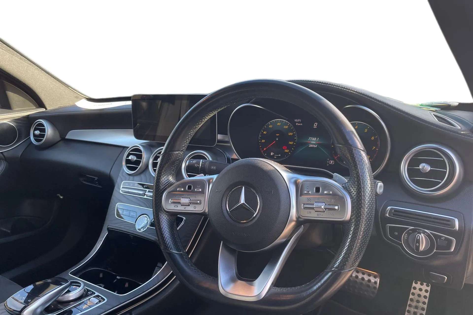 A 2019 MERCEDES-BENZ C CLASS C200 AMG Line Premium 4dr 9G-Tronic [ 12.3" digital instrument cluster display, ARTICO leather dashboard with contrast stitching, Privacy glass, Smart A 2019 MERCEDES-BENZ C CLASS C200 AMG Line Premium 4dr 9G-Tronic [ 12.3" digital instrument cluster display, ARTICO leather dashboard with contrast stitching, Privacy glass, Smart