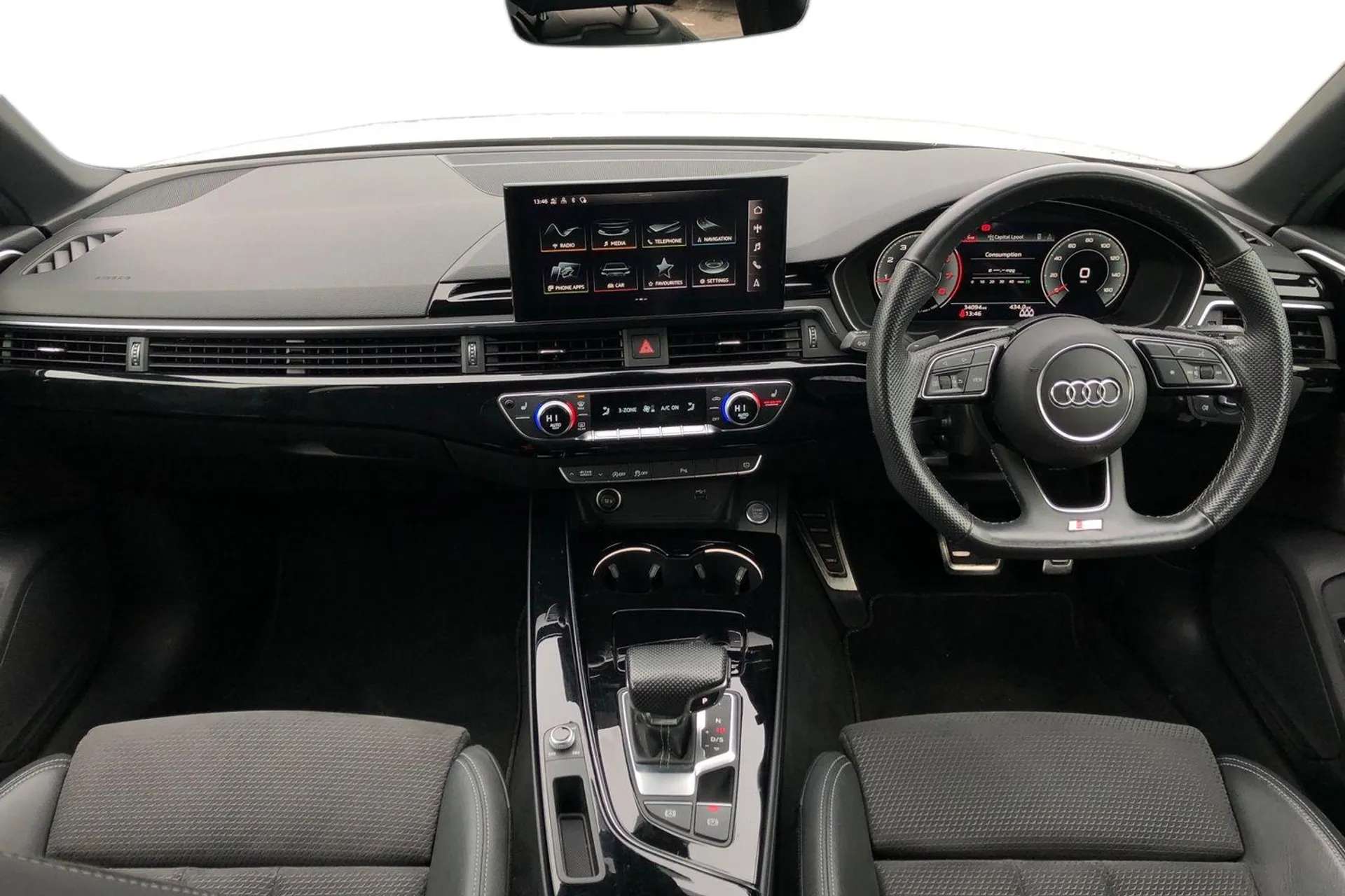 A 2021 AUDI A4 40 TFSI 204 Black Edition 5dr S Tronic [ Audi virtual cockpit , Rear view camera , Audi parking system plus with front and rear sensors , Power operat A 2021 AUDI A4 40 TFSI 204 Black Edition 5dr S Tronic [ Audi virtual cockpit , Rear view camera , Audi parking system plus with front and rear sensors , Power operat