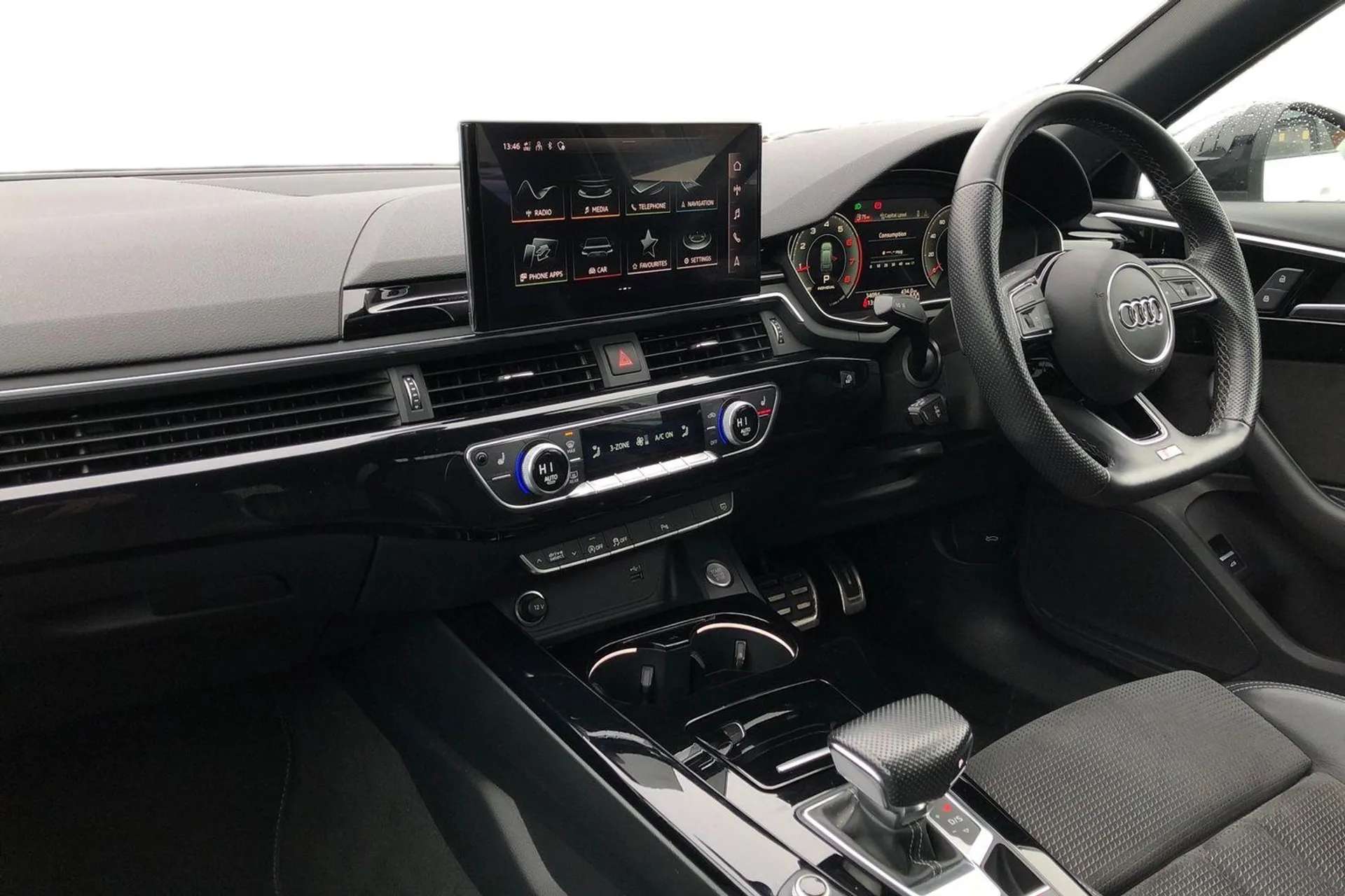 A 2021 AUDI A4 40 TFSI 204 Black Edition 5dr S Tronic [ Audi virtual cockpit , Rear view camera , Audi parking system plus with front and rear sensors , Power operat A 2021 AUDI A4 40 TFSI 204 Black Edition 5dr S Tronic [ Audi virtual cockpit , Rear view camera , Audi parking system plus with front and rear sensors , Power operat