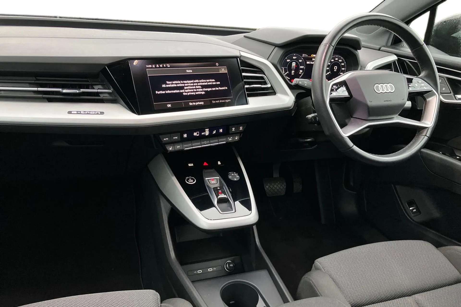 A 2021 AUDI Q4 125kW 35 55kWh Sport 5dr Auto [ White interior light pack , Camera based traffic sign recognition , Power operated tailgate , Bluetooth interface , Au A 2021 AUDI Q4 125kW 35 55kWh Sport 5dr Auto [ White interior light pack , Camera based traffic sign recognition , Power operated tailgate , Bluetooth interface , Au