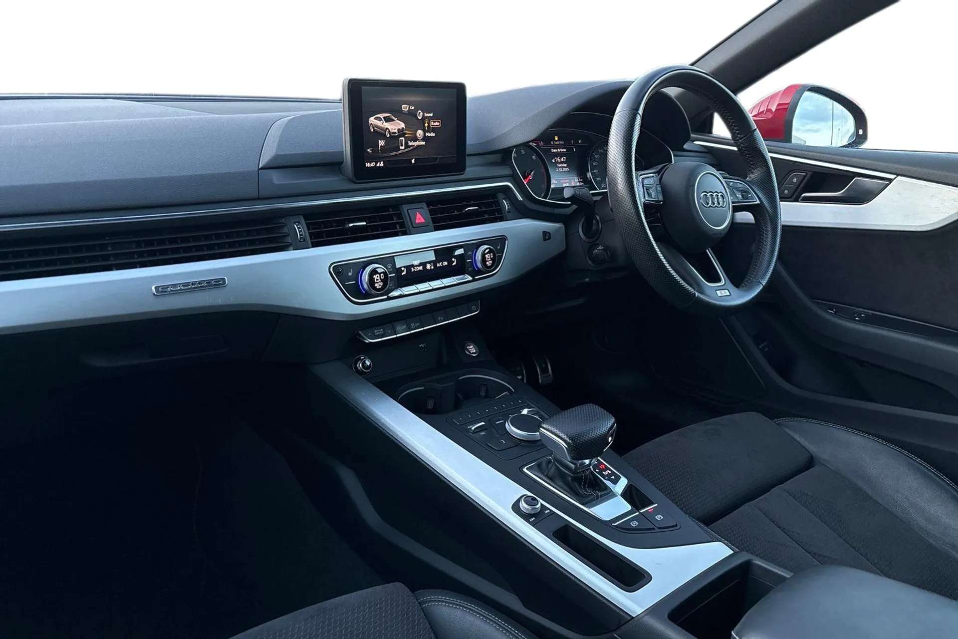 A 2018 AUDI A5 2.0 TFSI 252 Quattro S Line 2dr S Tronic [ Audi parking system plus with front and rear sensors , Mobile telephone preparation - bluetooth interface , A 2018 AUDI A5 2.0 TFSI 252 Quattro S Line 2dr S Tronic [ Audi parking system plus with front and rear sensors , Mobile telephone preparation - bluetooth interface ,