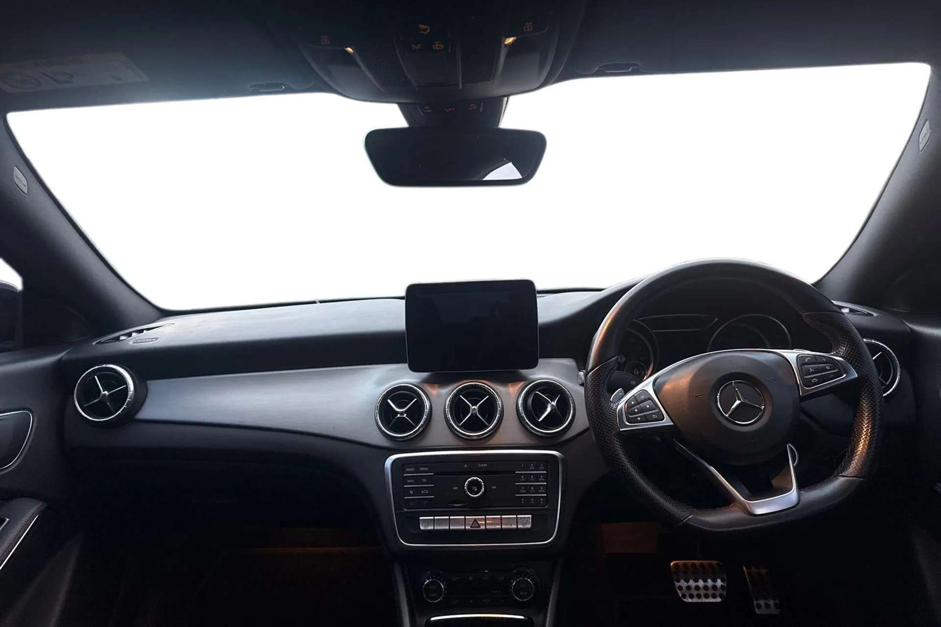 A 2017 MERCEDES-BENZ CLA CLASS CLA 220d AMG Line 4dr Tip Auto [ 8-inch colour display , Mirror Package , Heated front seats , Reversing camera , 18" AMG alloy wheels (4) ? multi-spo A 2017 MERCEDES-BENZ CLA CLASS CLA 220d AMG Line 4dr Tip Auto [ 8-inch colour display , Mirror Package , Heated front seats , Reversing camera , 18" AMG alloy wheels (4) ? multi-spo