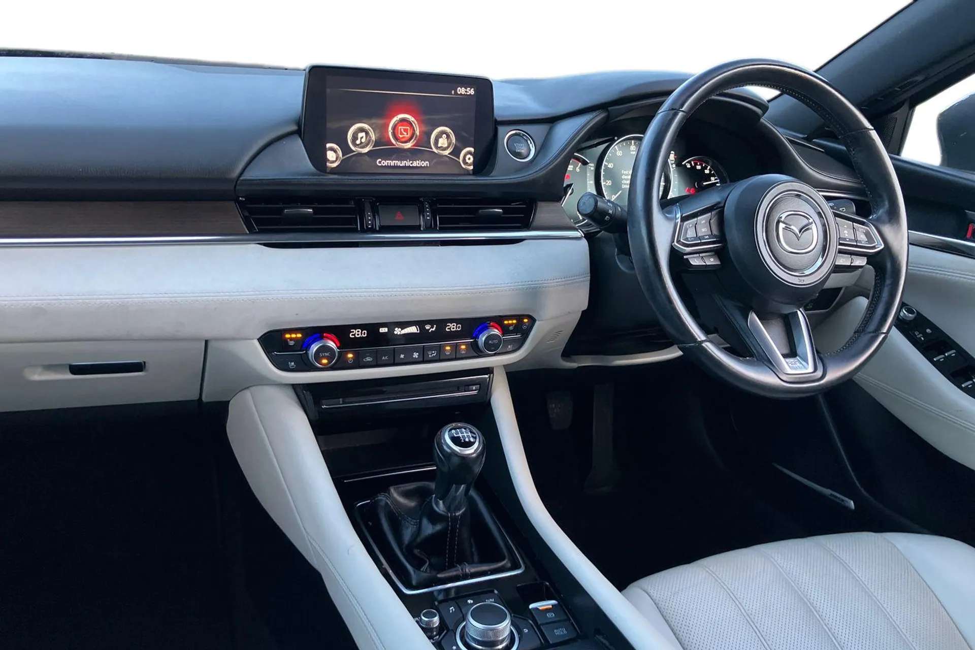 A 2019 MAZDA MAZDA6 2.2d GT Sport Nav+ 5dr [Light Stone Nappa Leather, 360 Degree Parking Camera, Colour Head Up Display, Radar Cruise Control, BOSE Premium Sound, Adapti A 2019 MAZDA MAZDA6 2.2d GT Sport Nav+ 5dr [Light Stone Nappa Leather, 360 Degree Parking Camera, Colour Head Up Display, Radar Cruise Control, BOSE Premium Sound, Adapti