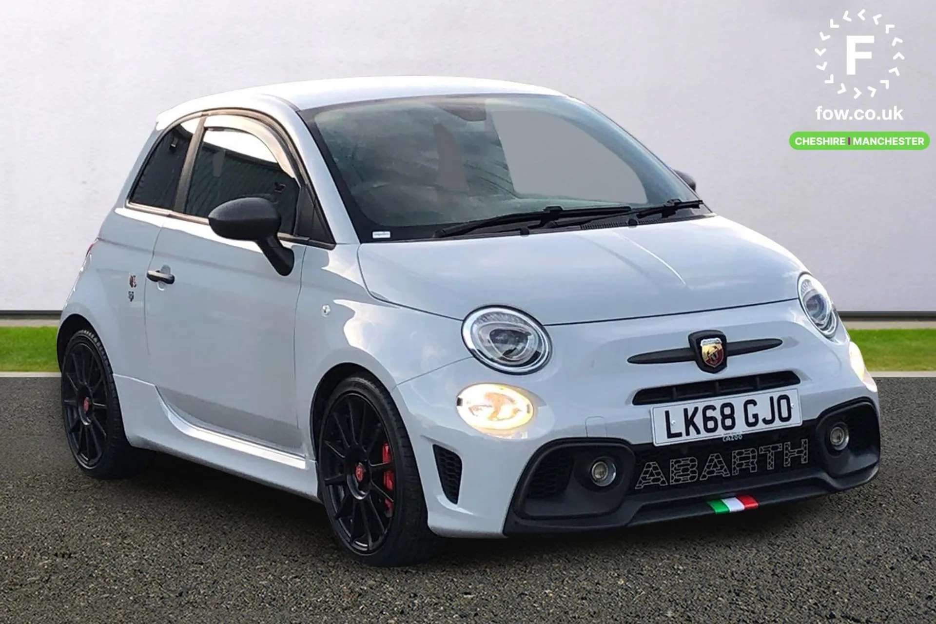 A 2018 ABARTH 595 1.4 T-Jet 180 Competizione 3dr Auto [17" Supersport Matt Black Alloys, Scorpion Antenna Plug, Rear Parking Sensors, Auto Climate Control, LED Daytime A 2018 ABARTH 595 1.4 T-Jet 180 Competizione 3dr Auto [17" Supersport Matt Black Alloys, Scorpion Antenna Plug, Rear Parking Sensors, Auto Climate Control, LED Daytime