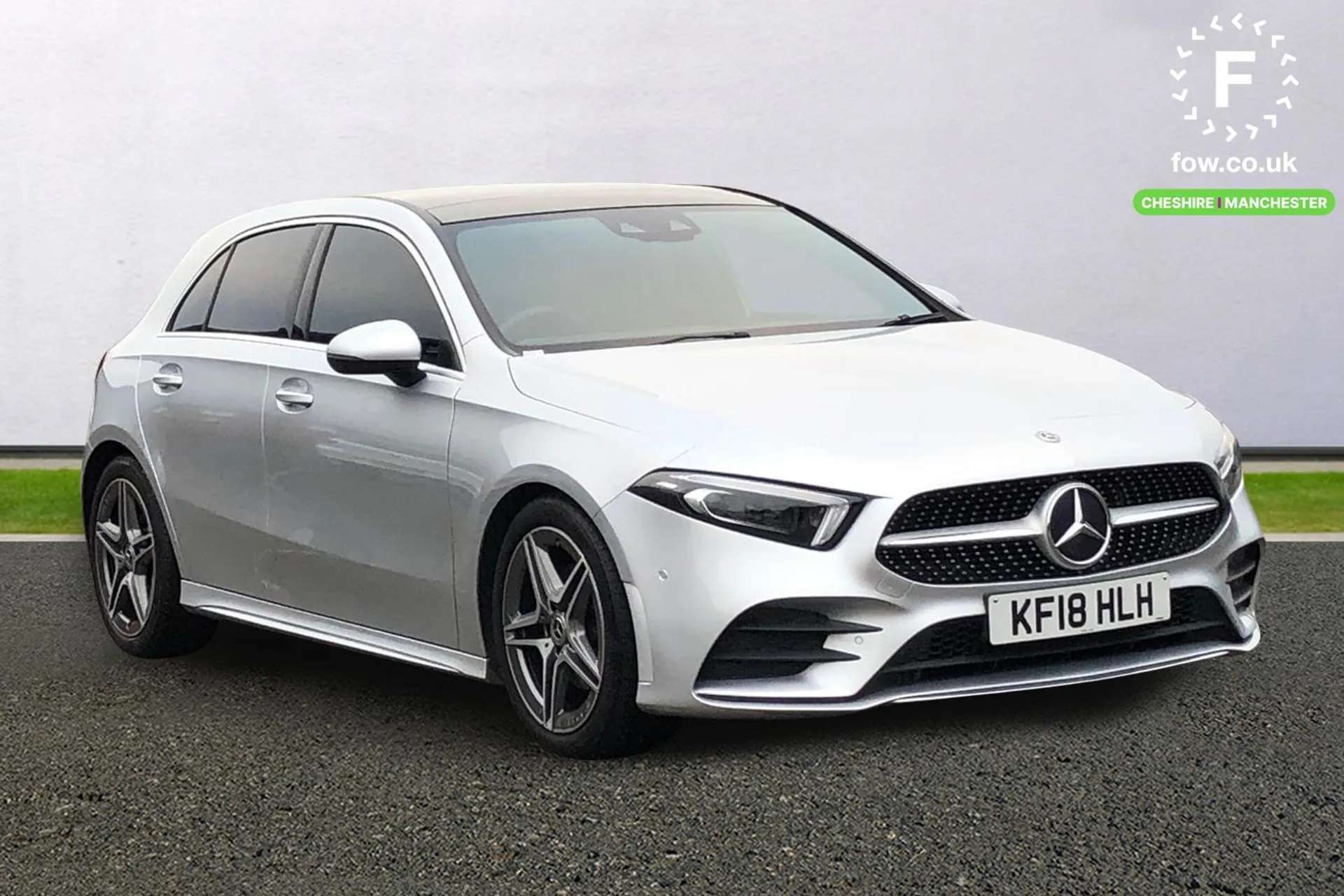 A 2018 MERCEDES-BENZ A CLASS A200 AMG Line Premium Plus 5dr Auto [Active lane keep assist, LED daytime running lights, Diamond radiator grille with chrome pins and silver louvre, A 2018 MERCEDES-BENZ A CLASS A200 AMG Line Premium Plus 5dr Auto [Active lane keep assist, LED daytime running lights, Diamond radiator grille with chrome pins and silver louvre,