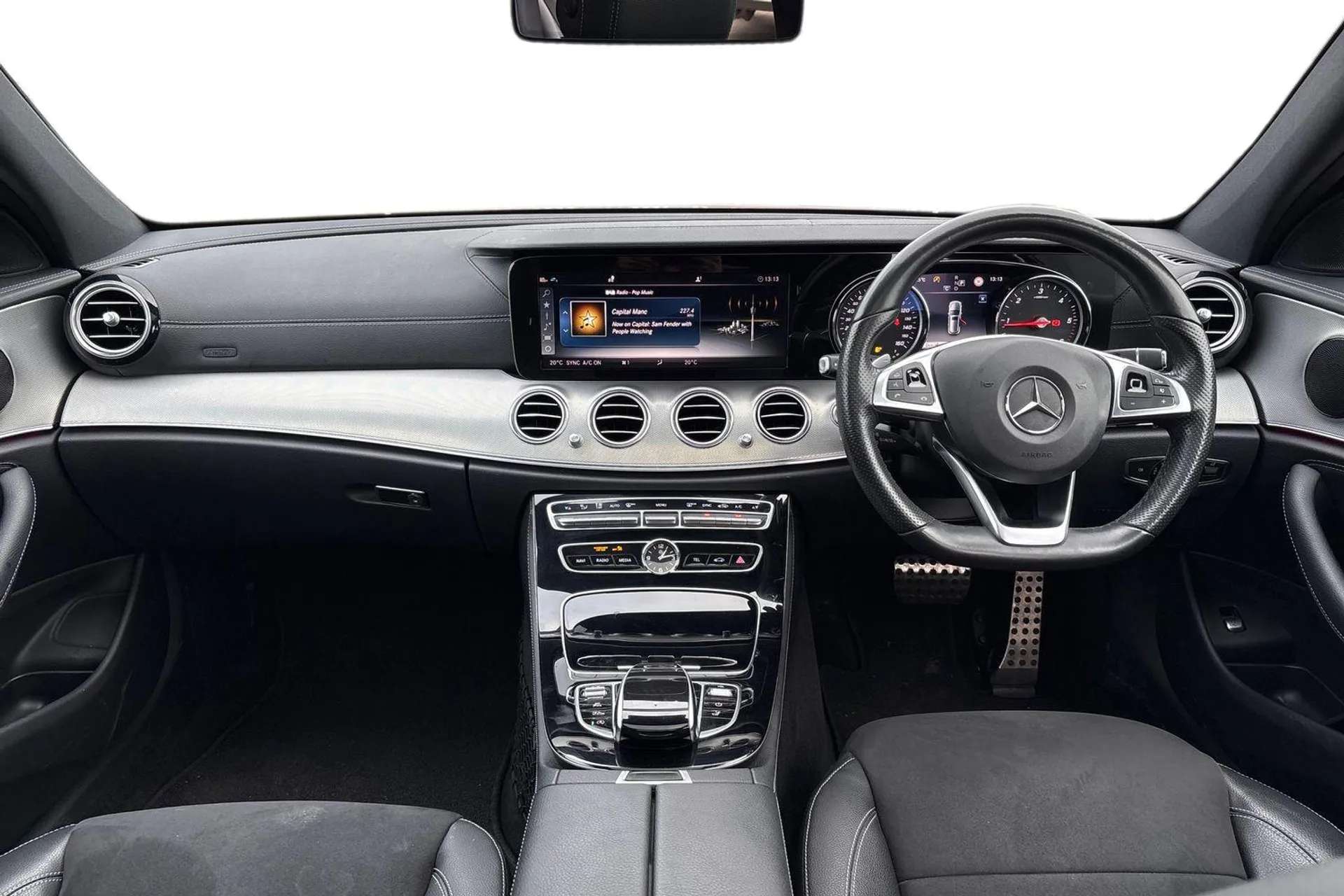 A 2018 MERCEDES-BENZ E CLASS E220d AMG Line Premium 5dr 9G-Tronic [ Mirror pack , Memory pack , Seat comfort pack , Park assist pilot with front and rear park assist , Stop/start A 2018 MERCEDES-BENZ E CLASS E220d AMG Line Premium 5dr 9G-Tronic [ Mirror pack , Memory pack , Seat comfort pack , Park assist pilot with front and rear park assist , Stop/start