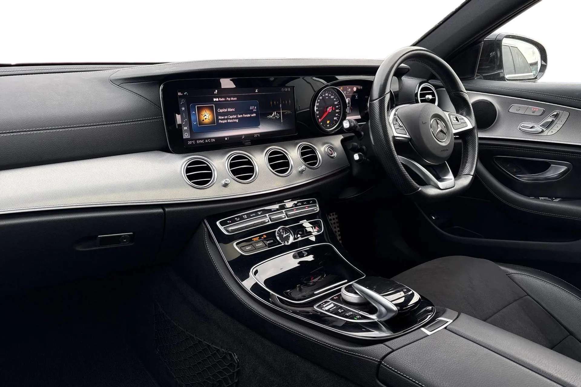 A 2018 MERCEDES-BENZ E CLASS E220d AMG Line Premium 5dr 9G-Tronic [ Mirror pack , Memory pack , Seat comfort pack , Park assist pilot with front and rear park assist , Stop/start A 2018 MERCEDES-BENZ E CLASS E220d AMG Line Premium 5dr 9G-Tronic [ Mirror pack , Memory pack , Seat comfort pack , Park assist pilot with front and rear park assist , Stop/start