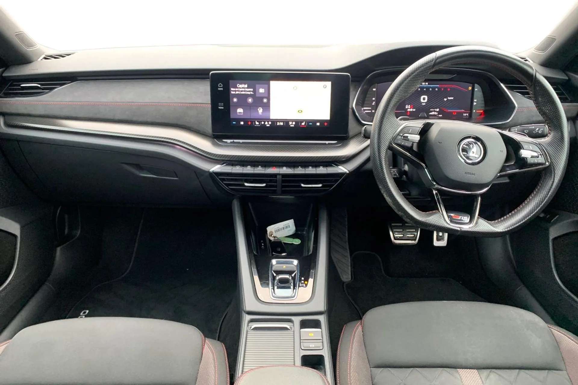 A 2021 SKODA OCTAVIA 2.0 TSI vRS 5dr DSG [ 19" Altair anthracite alloy wheels , Virtual Cockpit - 10.25" digital display , Bluetooth system , Heated front seats , LED inte A 2021 SKODA OCTAVIA 2.0 TSI vRS 5dr DSG [ 19" Altair anthracite alloy wheels , Virtual Cockpit - 10.25" digital display , Bluetooth system , Heated front seats , LED inte