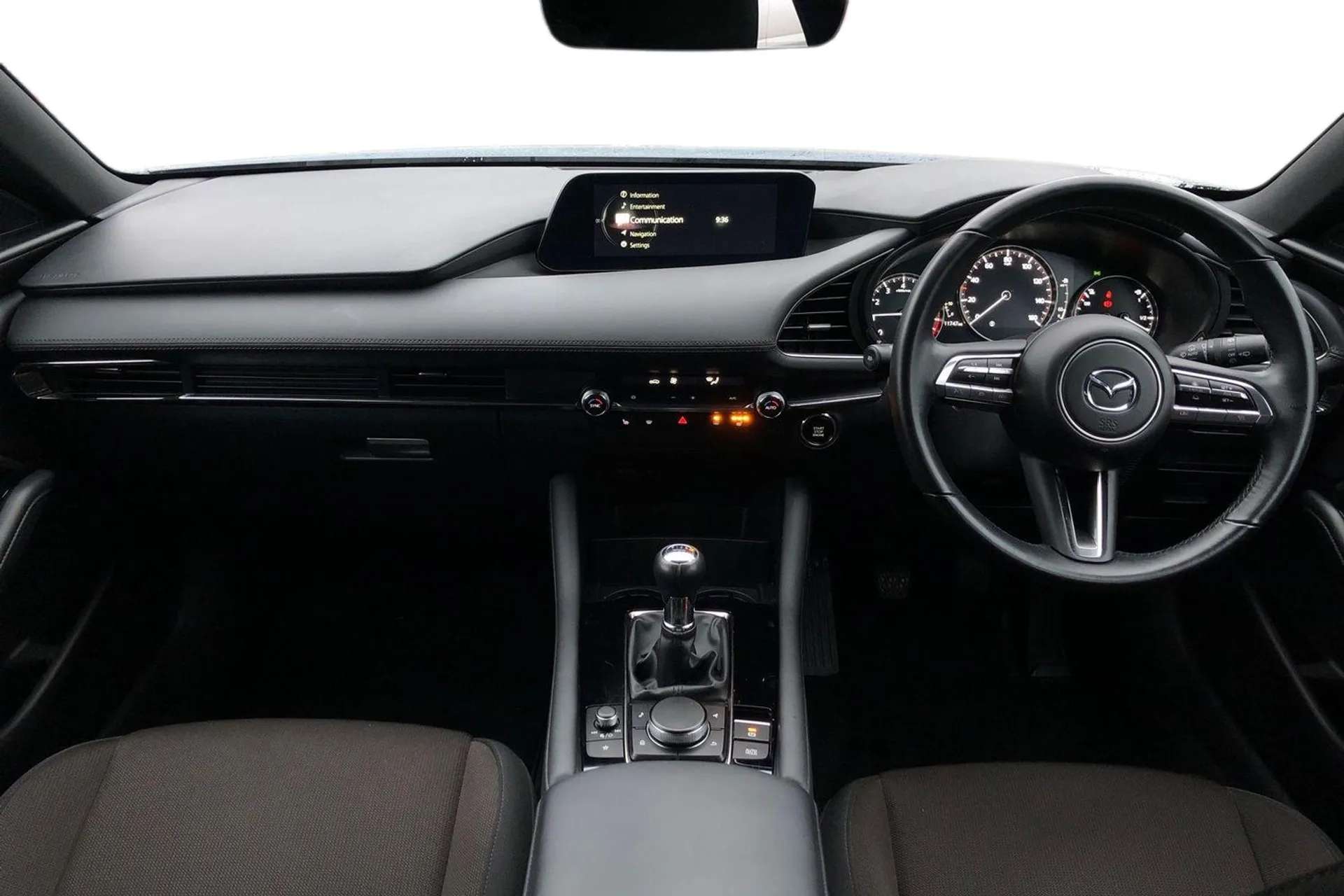 A 2023 MAZDA MAZDA3 2.0 e-Skyactiv G MHEV Sport Lux 5dr [Reversing camera, Head up Display, Front and rear parking sensor with audible and visual warning, Adaptive LED He A 2023 MAZDA MAZDA3 2.0 e-Skyactiv G MHEV Sport Lux 5dr [Reversing camera, Head up Display, Front and rear parking sensor with audible and visual warning, Adaptive LED He