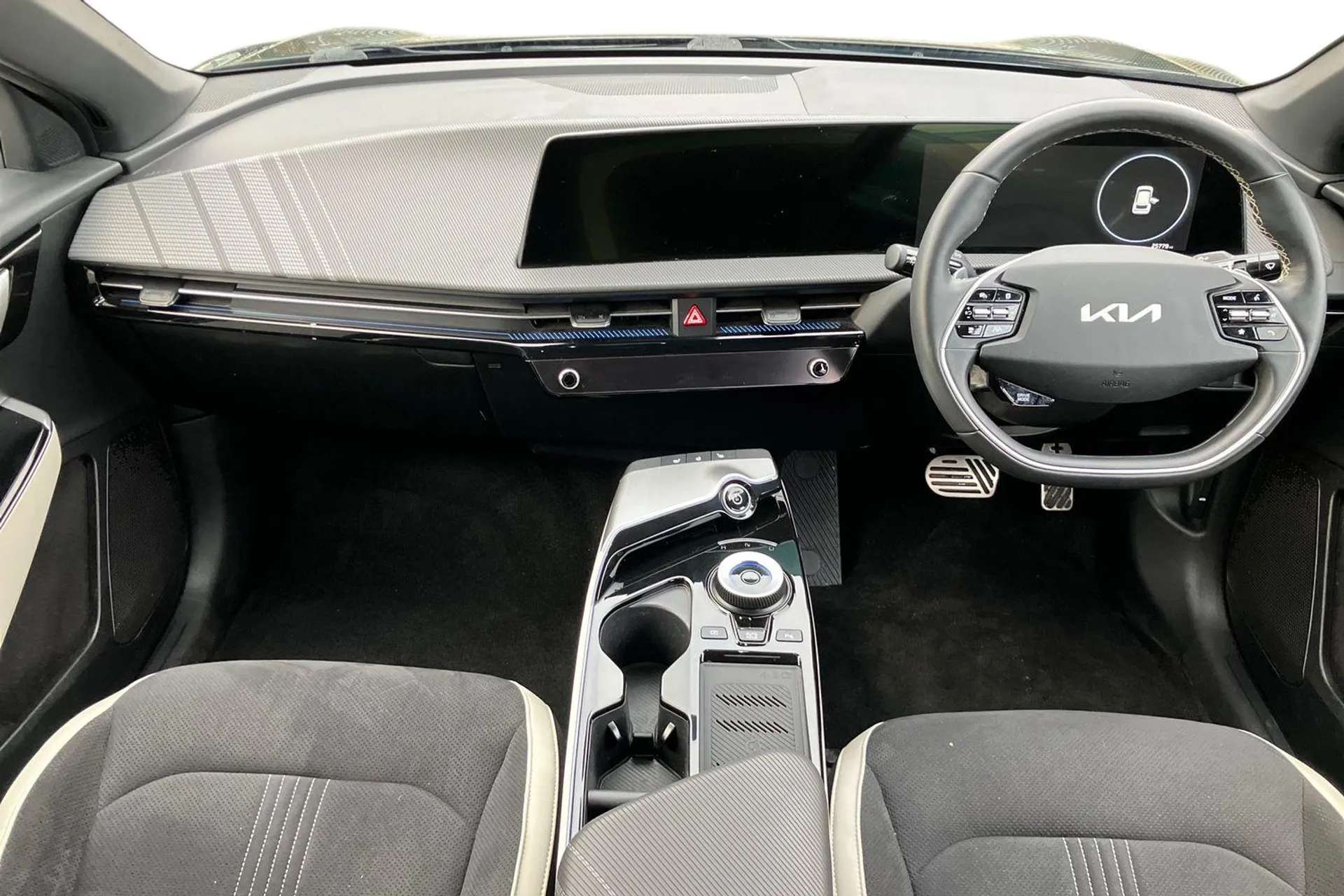 A 2023 KIA EV6 166kW GT Line 77.4kWh 5dr Auto [ Reversing camera with dynamic guide lines , Wireless Mobile Phone Charger , Front parking sensors , Rear parking sens A 2023 KIA EV6 166kW GT Line 77.4kWh 5dr Auto [ Reversing camera with dynamic guide lines , Wireless Mobile Phone Charger , Front parking sensors , Rear parking sens