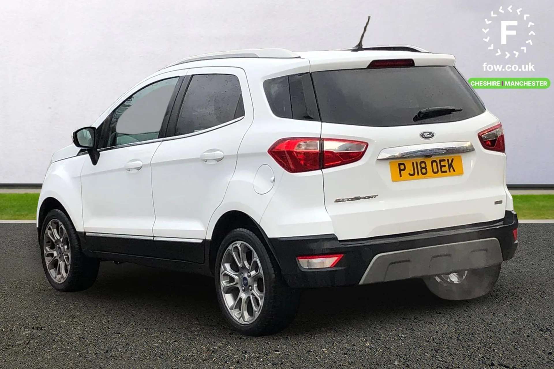 A 2018 FORD ECOSPORT 1.0 EcoBoost 125 Titanium 5dr [ Rear parking sensors and rear view camera , Emergency brake assist , 'Quickclear' heated windscreen/heated washer jets A 2018 FORD ECOSPORT 1.0 EcoBoost 125 Titanium 5dr [ Rear parking sensors and rear view camera , Emergency brake assist , 'Quickclear' heated windscreen/heated washer jets