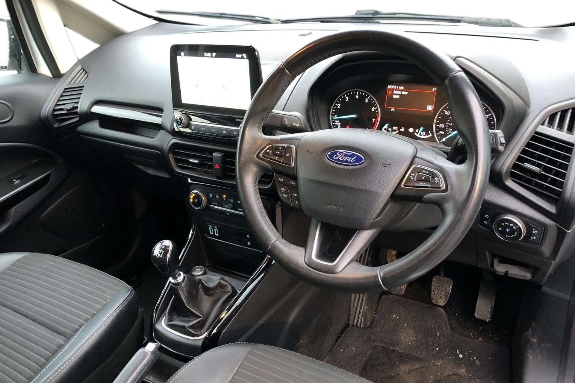 A 2018 FORD ECOSPORT 1.0 EcoBoost 125 Titanium 5dr [ Rear parking sensors and rear view camera , Emergency brake assist , 'Quickclear' heated windscreen/heated washer jets A 2018 FORD ECOSPORT 1.0 EcoBoost 125 Titanium 5dr [ Rear parking sensors and rear view camera , Emergency brake assist , 'Quickclear' heated windscreen/heated washer jets