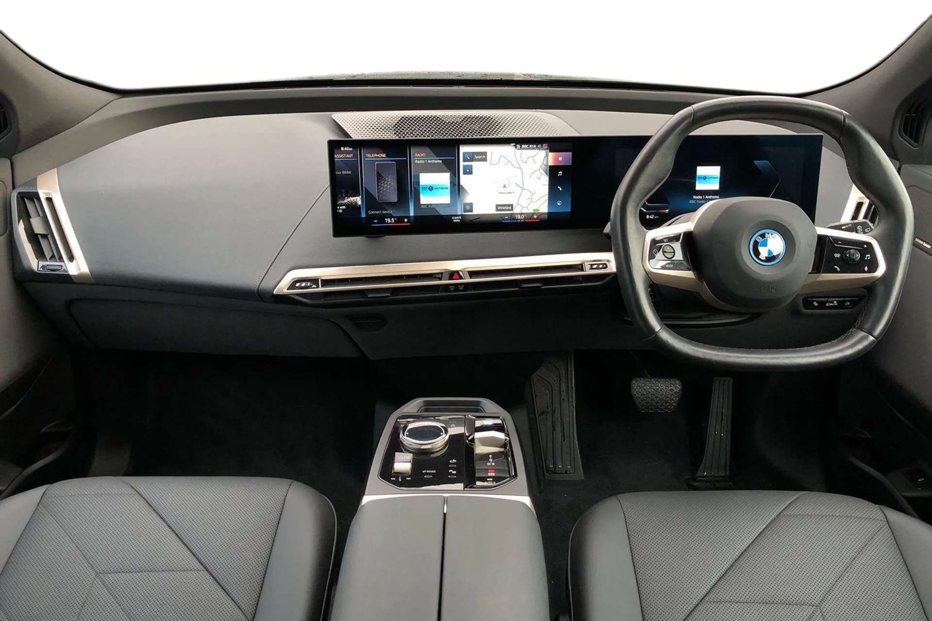 A 2022 BMW IX 240kW xDrive40 M Sport Edition 76.6kWh 5dr Auto [ Heat comfort system - heated front/rear seats, side armrests, steering wheel, infrared heated front/ A 2022 BMW IX 240kW xDrive40 M Sport Edition 76.6kWh 5dr Auto [ Heat comfort system - heated front/rear seats, side armrests, steering wheel, infrared heated front/