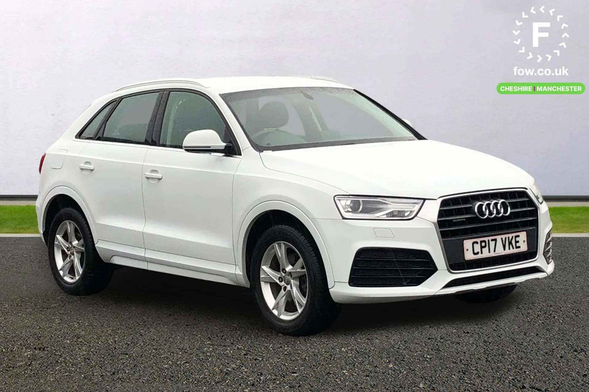A 2017 AUDI Q3 2.0T FSI Quattro Sport 5dr S Tronic [Front sports seats, 6.5" colour display screen, Light and rain sensor for auto activation of lights and windscree A 2017 AUDI Q3 2.0T FSI Quattro Sport 5dr S Tronic [Front sports seats, 6.5" colour display screen, Light and rain sensor for auto activation of lights and windscree