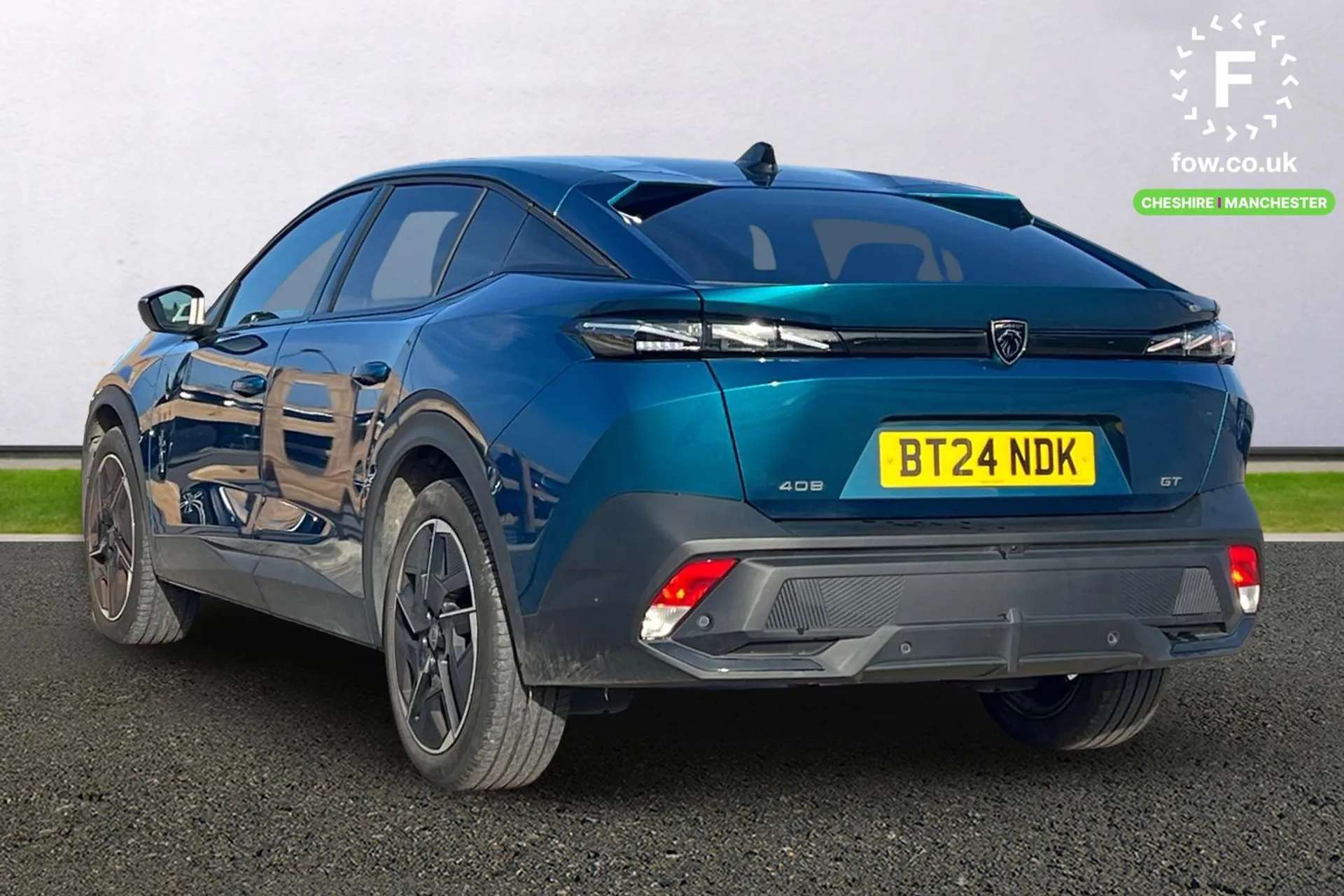 A 2024 PEUGEOT 408 1.2 PureTech GT 5dr EAT8 [ Front and rear parking sensors , Driver Sport Pack , Visibility pack , 19" Graphite diamond cut alloy wheels in Onyx black A 2024 PEUGEOT 408 1.2 PureTech GT 5dr EAT8 [ Front and rear parking sensors , Driver Sport Pack , Visibility pack , 19" Graphite diamond cut alloy wheels in Onyx black