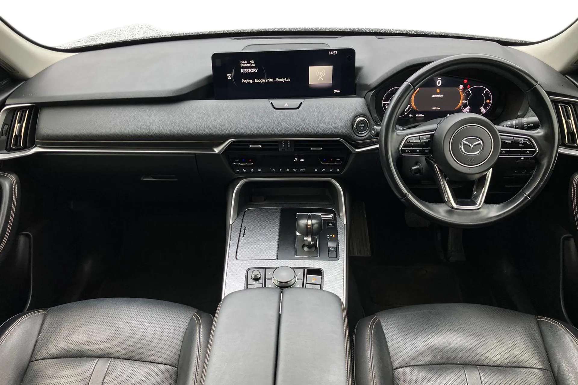 A 2023 MAZDA CX-60 2.5 PHEV Homura 5dr Auto [ Power lift gate with handsfree function , Blind spot assist , Reversing camera with static guide lines , 20" Black metallic A 2023 MAZDA CX-60 2.5 PHEV Homura 5dr Auto [ Power lift gate with handsfree function , Blind spot assist , Reversing camera with static guide lines , 20" Black metallic