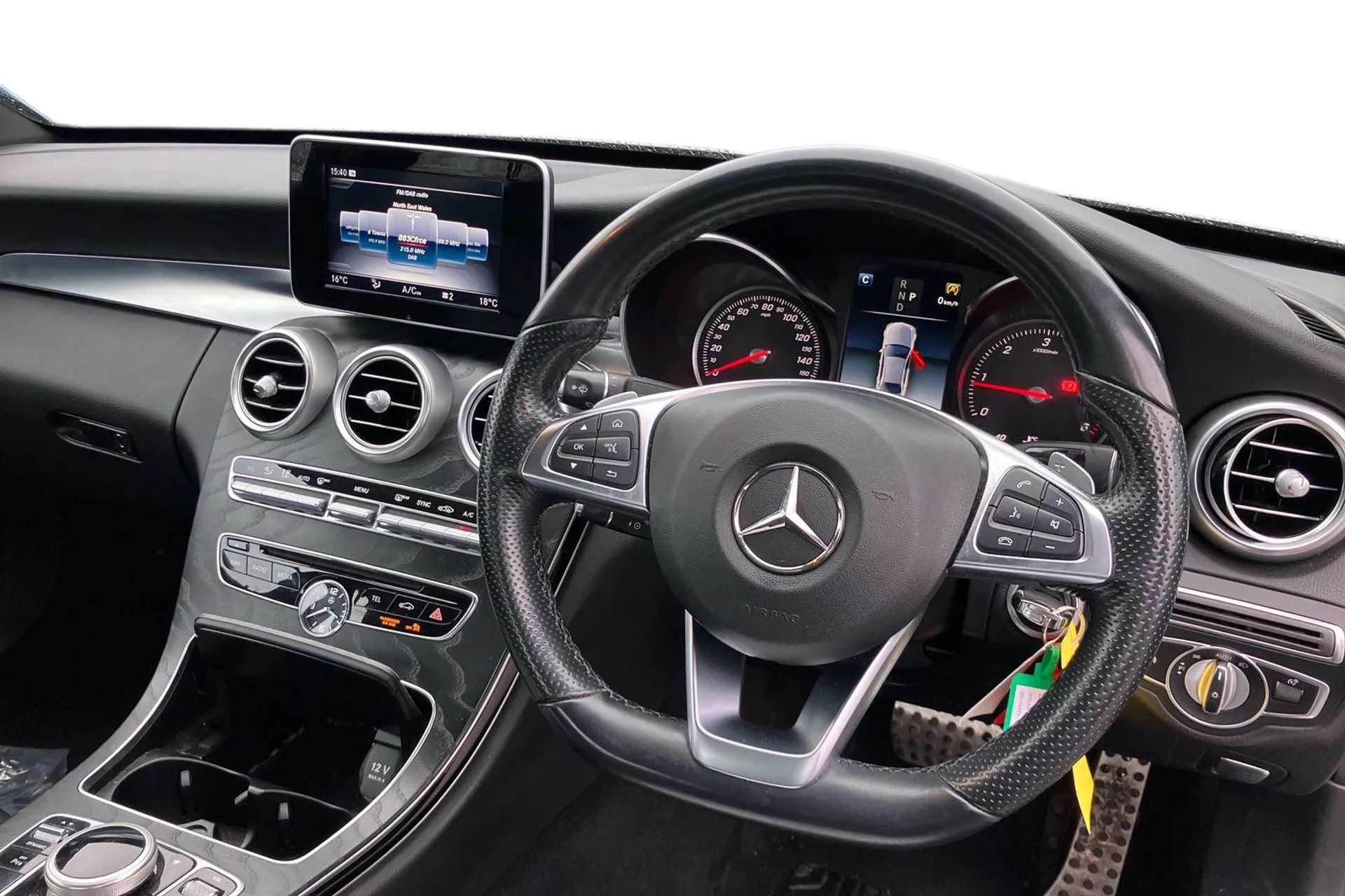 A 2019 MERCEDES-BENZ C CLASS C220d AMG Line 4dr 9G-Tronic [ Mirror pack , Stowage space pack , Seat comfort pack , Lighting pack , Collision prevention assist , Active park assist A 2019 MERCEDES-BENZ C CLASS C220d AMG Line 4dr 9G-Tronic [ Mirror pack , Stowage space pack , Seat comfort pack , Lighting pack , Collision prevention assist , Active park assist