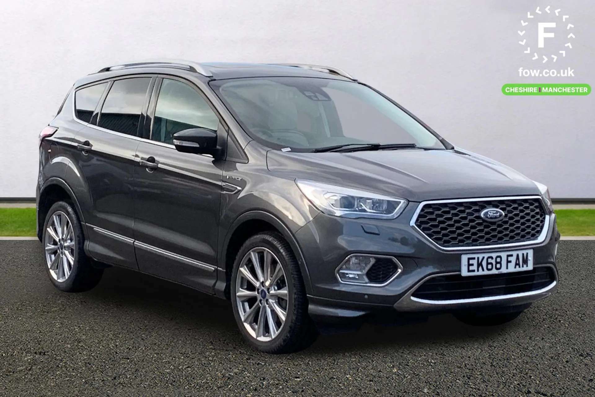 A 2018 FORD KUGA VIGNALE 2.0 TDCi 180 5dr Auto [Power Opening Panoramic Roof, Adaptive Cruise Control, 19" Vignale Alloys, Blind Spot Information System (BLIS), Active City St A 2018 FORD KUGA VIGNALE 2.0 TDCi 180 5dr Auto [Power Opening Panoramic Roof, Adaptive Cruise Control, 19" Vignale Alloys, Blind Spot Information System (BLIS), Active City St