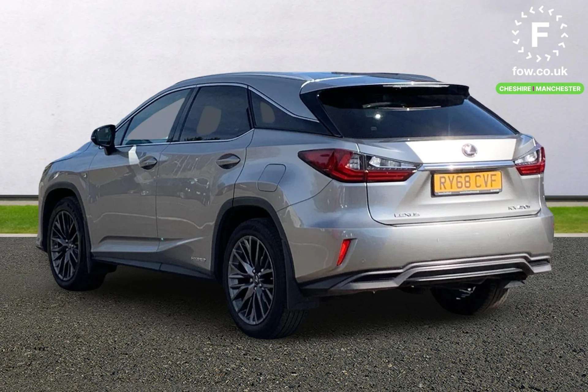 A 2019 LEXUS RX 450h 3.5 F-Sport 5dr CVT [Reversing camera, Adaptive cruise control + pre-crash system, Lane keep assist, Dual zone climate control air conditioning s A 2019 LEXUS RX 450h 3.5 F-Sport 5dr CVT [Reversing camera, Adaptive cruise control + pre-crash system, Lane keep assist, Dual zone climate control air conditioning s