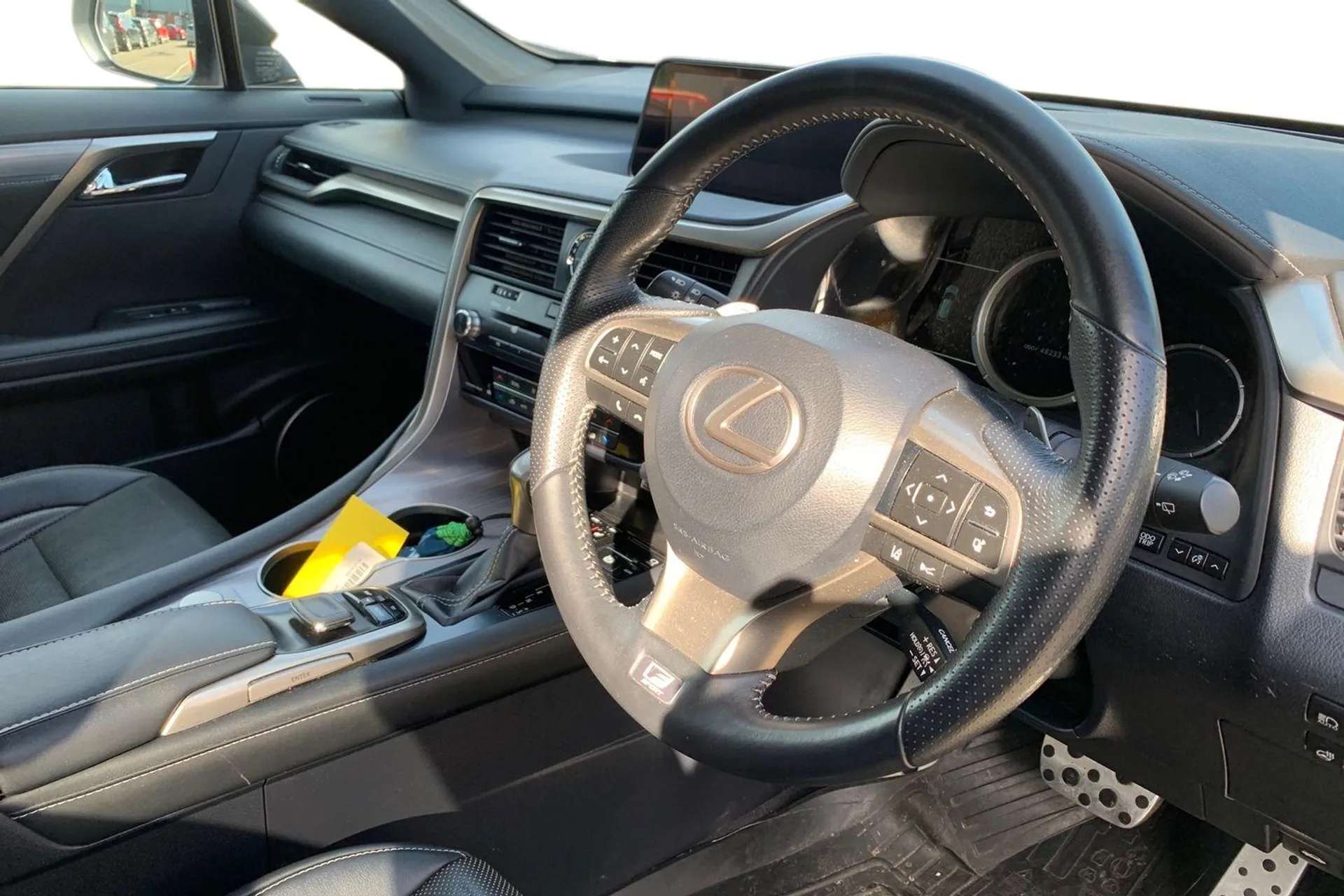 A 2019 LEXUS RX 450h 3.5 F-Sport 5dr CVT [Reversing camera, Adaptive cruise control + pre-crash system, Lane keep assist, Dual zone climate control air conditioning s A 2019 LEXUS RX 450h 3.5 F-Sport 5dr CVT [Reversing camera, Adaptive cruise control + pre-crash system, Lane keep assist, Dual zone climate control air conditioning s