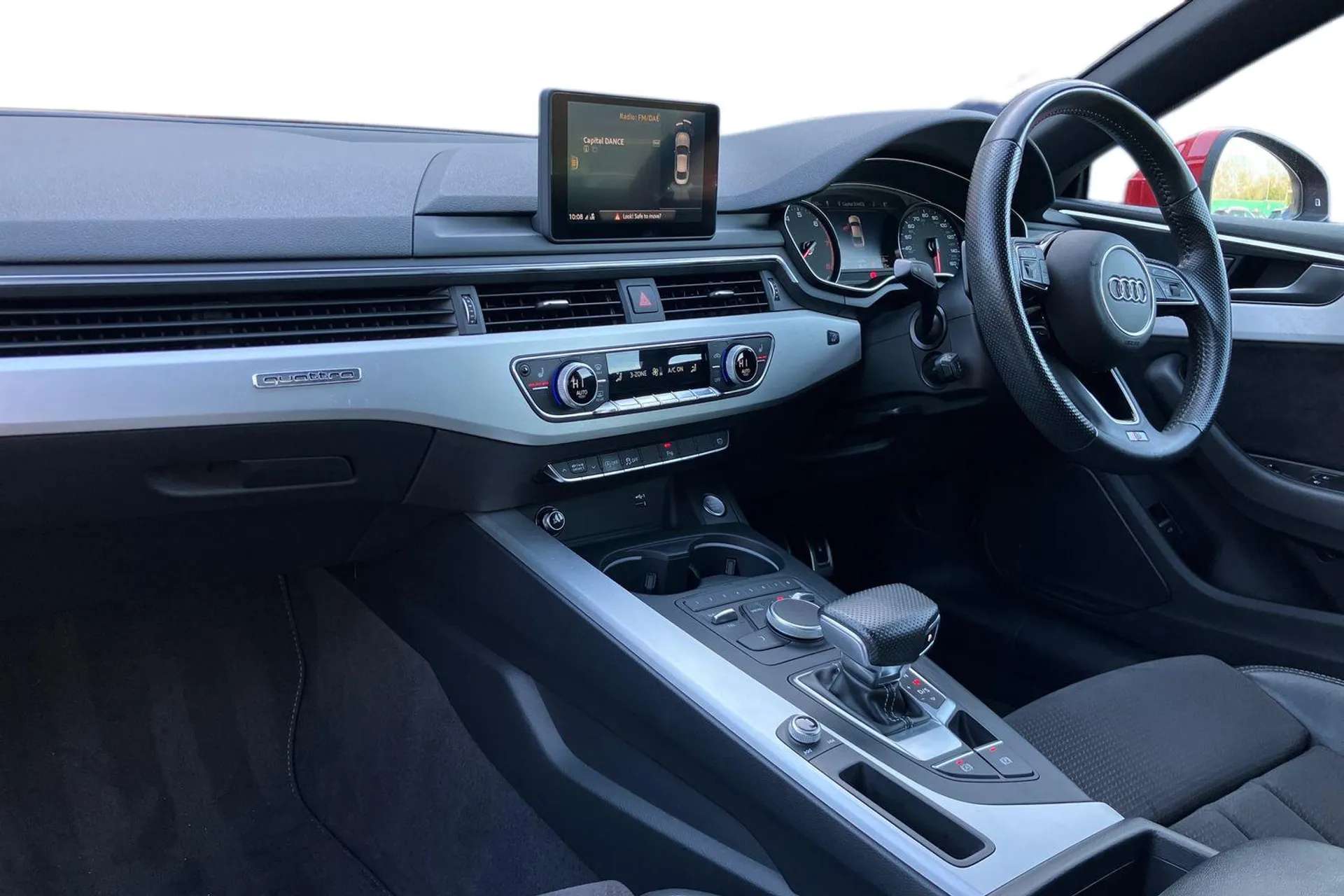 A 2018 AUDI A5 2.0 TFSI 252 Quattro S Line 2dr S Tronic [ Audi parking system plus with front and rear sensors , Mobile telephone preparation - bluetooth interface , A 2018 AUDI A5 2.0 TFSI 252 Quattro S Line 2dr S Tronic [ Audi parking system plus with front and rear sensors , Mobile telephone preparation - bluetooth interface ,