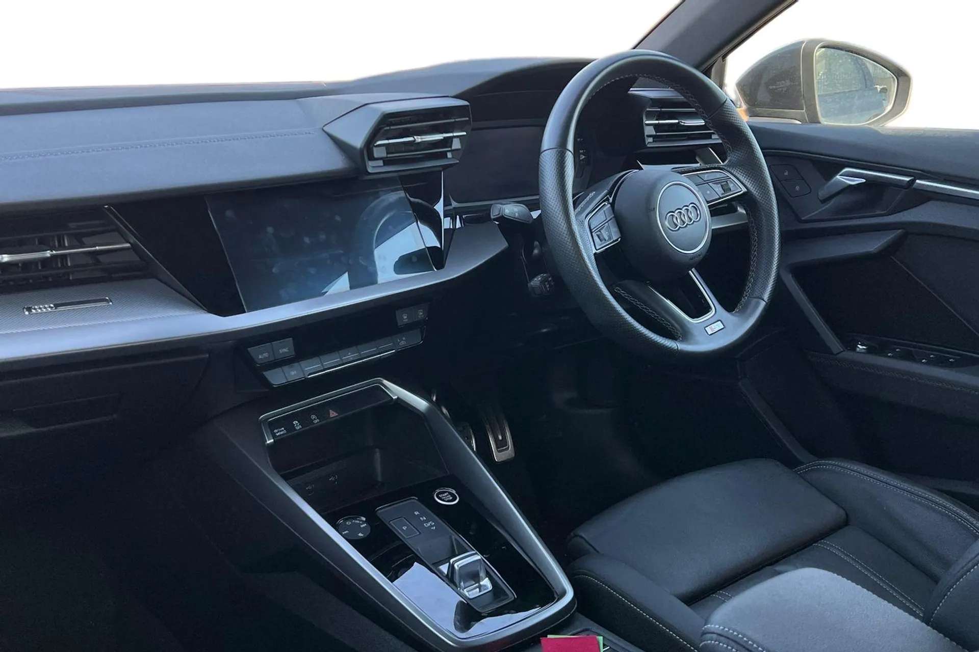 A 2023 AUDI A3 30 TFSI S Line 4dr S Tronic [ LED interior lighting pack , Audi Virtual Cockpit - 10.25" digital and colour instrument cluster , Bluetooth interface , A 2023 AUDI A3 30 TFSI S Line 4dr S Tronic [ LED interior lighting pack , Audi Virtual Cockpit - 10.25" digital and colour instrument cluster , Bluetooth interface ,