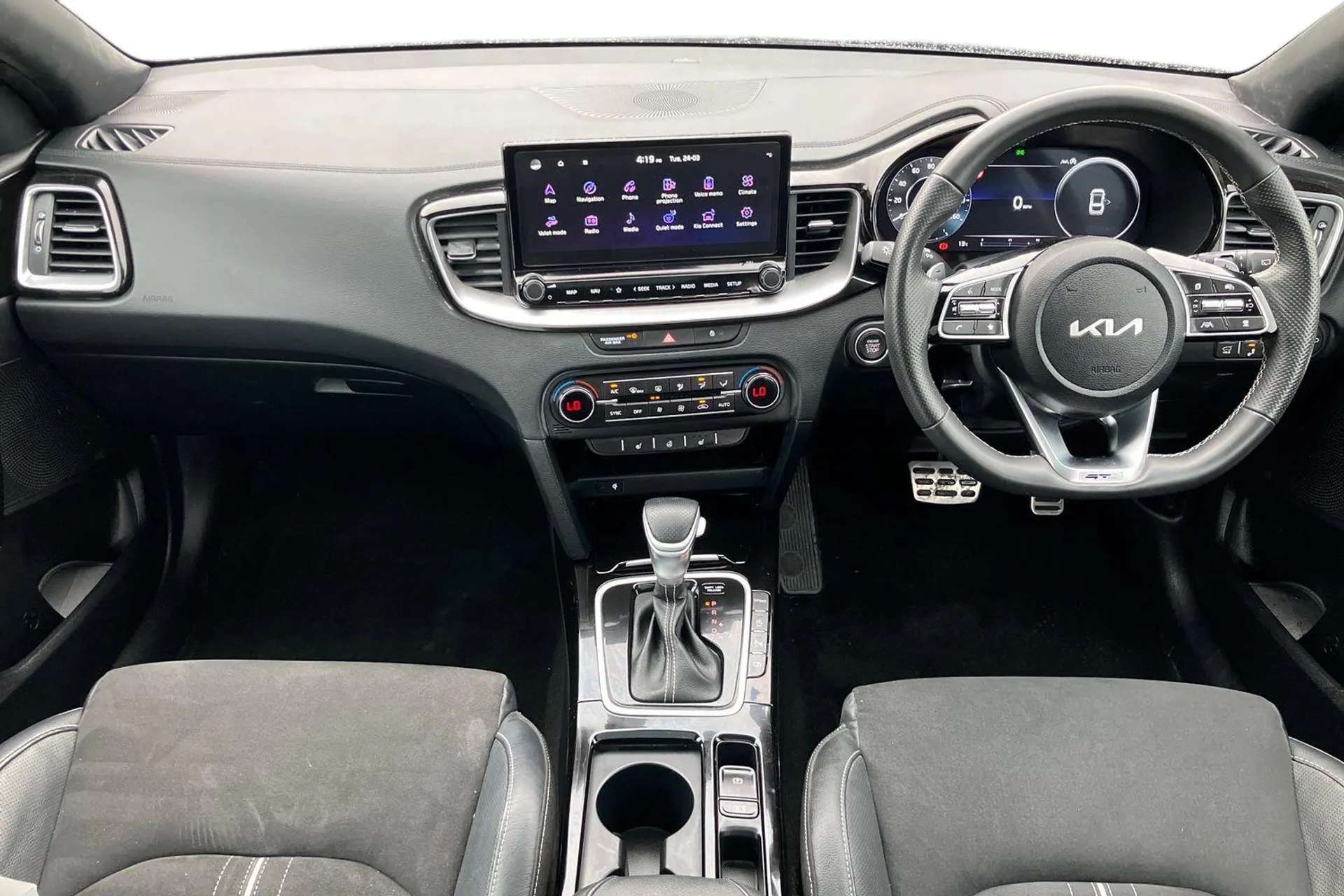 A 2024 KIA PRO CEED 1.5T GDi ISG GT-Line S 5dr DCT [ Smart park assist system, JBL Premium sound system with 8 speakers, Smart cruise control with stop and go functionali A 2024 KIA PRO CEED 1.5T GDi ISG GT-Line S 5dr DCT [ Smart park assist system, JBL Premium sound system with 8 speakers, Smart cruise control with stop and go functionali