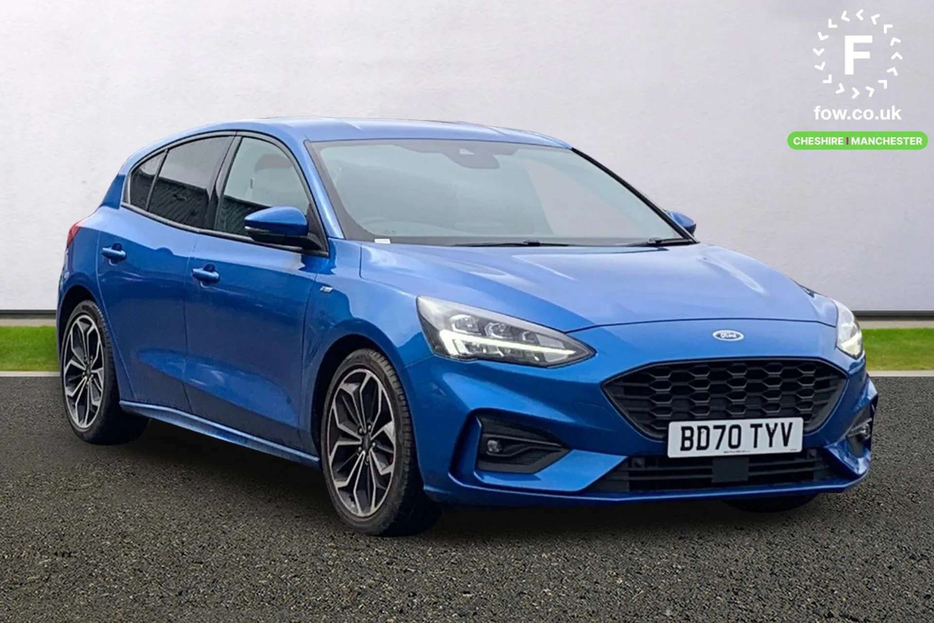 A 2021 FORD FOCUS 1.5 EcoBlue 120 ST-Line X 5dr Auto [ Front and rear parking sensors , Heated front seats , Auto hold function , 18" 5x2 spoke matt black machined fini A 2021 FORD FOCUS 1.5 EcoBlue 120 ST-Line X 5dr Auto [ Front and rear parking sensors , Heated front seats , Auto hold function , 18" 5x2 spoke matt black machined fini
