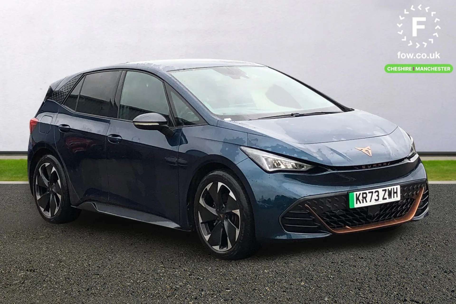 A 2023 CUPRA BORN 150kW V2 58kWh 5dr Auto [ Augmented reality head up display , Heated front seats , 19" Typhoon machined alloy wheels , CUPRA emblem on steering wheel A 2023 CUPRA BORN 150kW V2 58kWh 5dr Auto [ Augmented reality head up display , Heated front seats , 19" Typhoon machined alloy wheels , CUPRA emblem on steering wheel