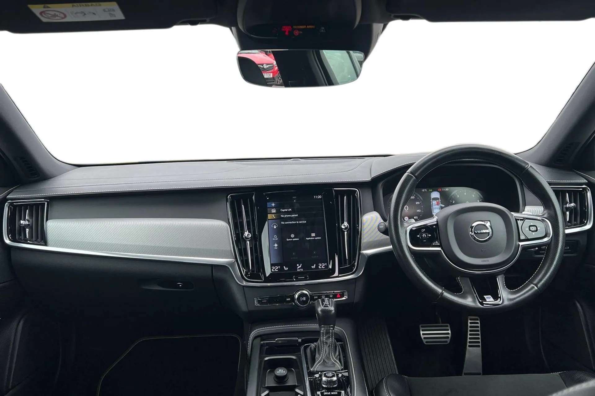 A 2019 VOLVO S90 2.0 T4 R DESIGN 4dr Geartronic [High gloss black front grille, 12.3" Active TFT crystal driver's instrument display, 2 zone electronic climate control A 2019 VOLVO S90 2.0 T4 R DESIGN 4dr Geartronic [High gloss black front grille, 12.3" Active TFT crystal driver's instrument display, 2 zone electronic climate control