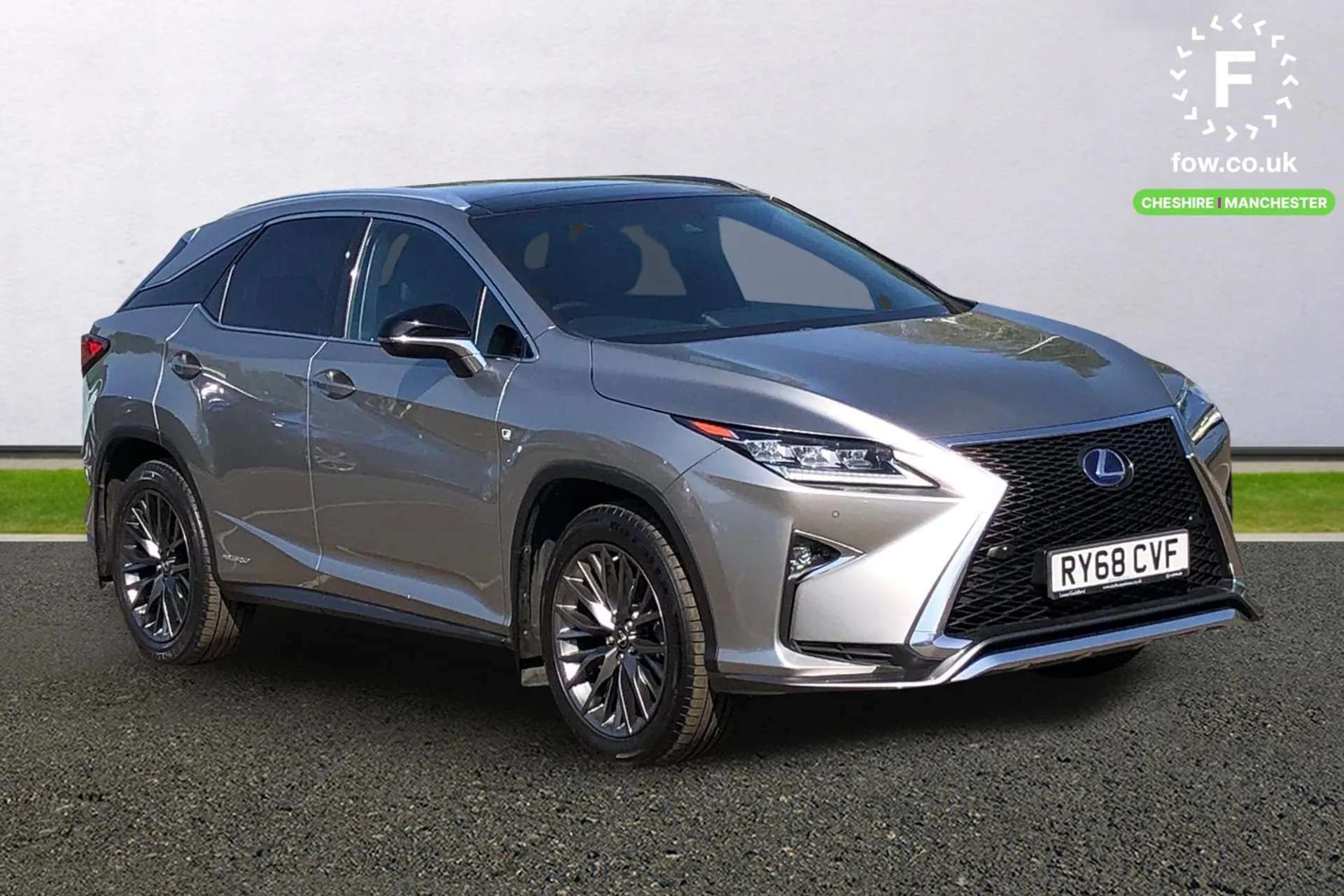A 2019 LEXUS RX 450h 3.5 F-Sport 5dr CVT [Reversing camera, Adaptive cruise control + pre-crash system, Lane keep assist, Dual zone climate control air conditioning s A 2019 LEXUS RX 450h 3.5 F-Sport 5dr CVT [Reversing camera, Adaptive cruise control + pre-crash system, Lane keep assist, Dual zone climate control air conditioning s