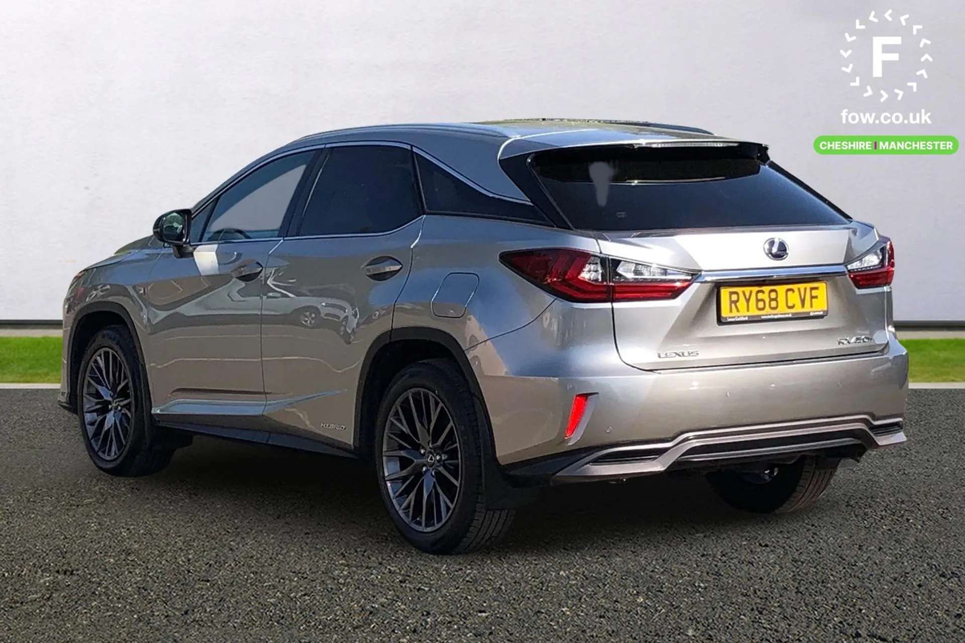 A 2019 LEXUS RX 450h 3.5 F-Sport 5dr CVT [Reversing camera, Adaptive cruise control + pre-crash system, Lane keep assist, Dual zone climate control air conditioning s A 2019 LEXUS RX 450h 3.5 F-Sport 5dr CVT [Reversing camera, Adaptive cruise control + pre-crash system, Lane keep assist, Dual zone climate control air conditioning s