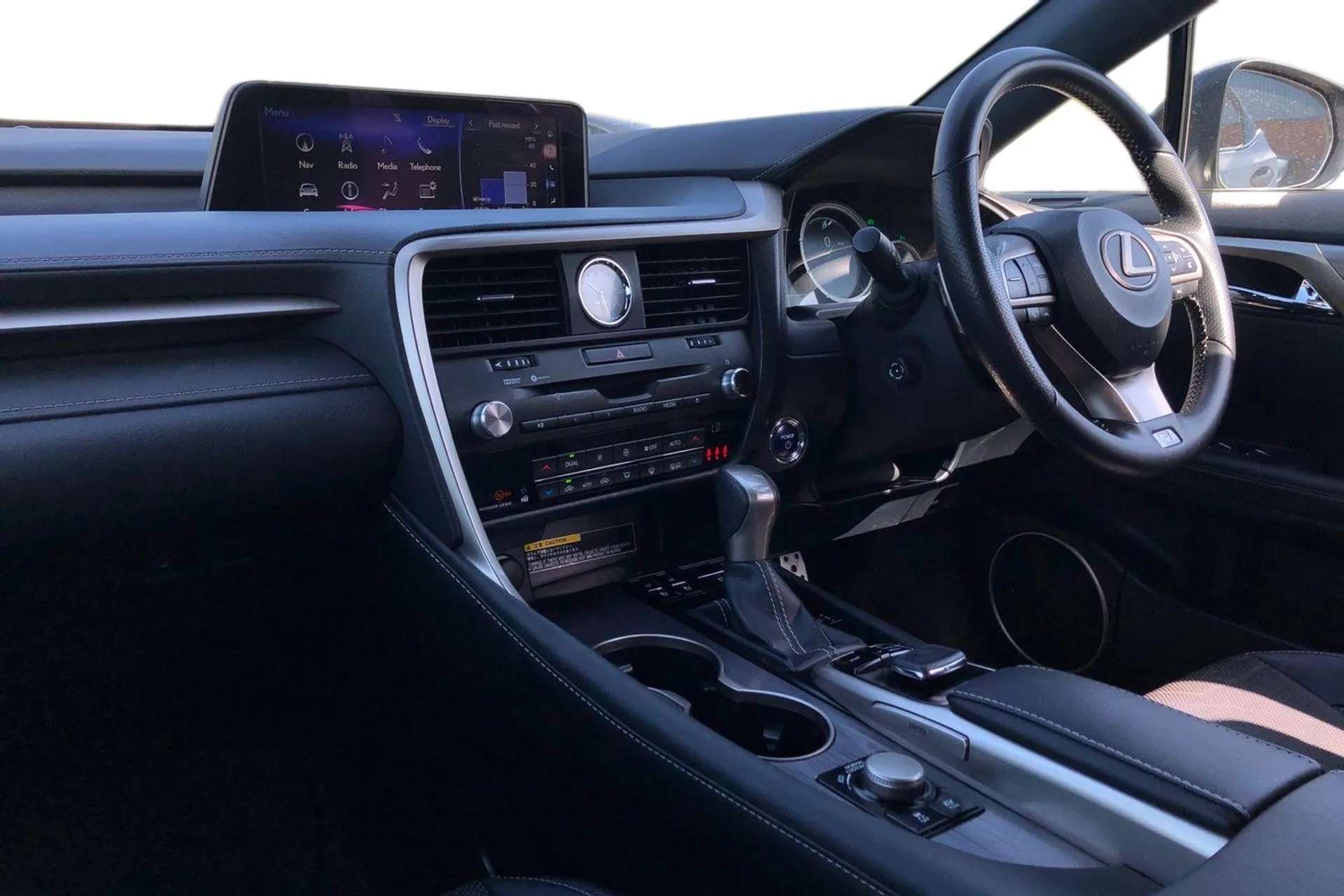 A 2019 LEXUS RX 450h 3.5 F-Sport 5dr CVT [Reversing camera, Adaptive cruise control + pre-crash system, Lane keep assist, Dual zone climate control air conditioning s A 2019 LEXUS RX 450h 3.5 F-Sport 5dr CVT [Reversing camera, Adaptive cruise control + pre-crash system, Lane keep assist, Dual zone climate control air conditioning s