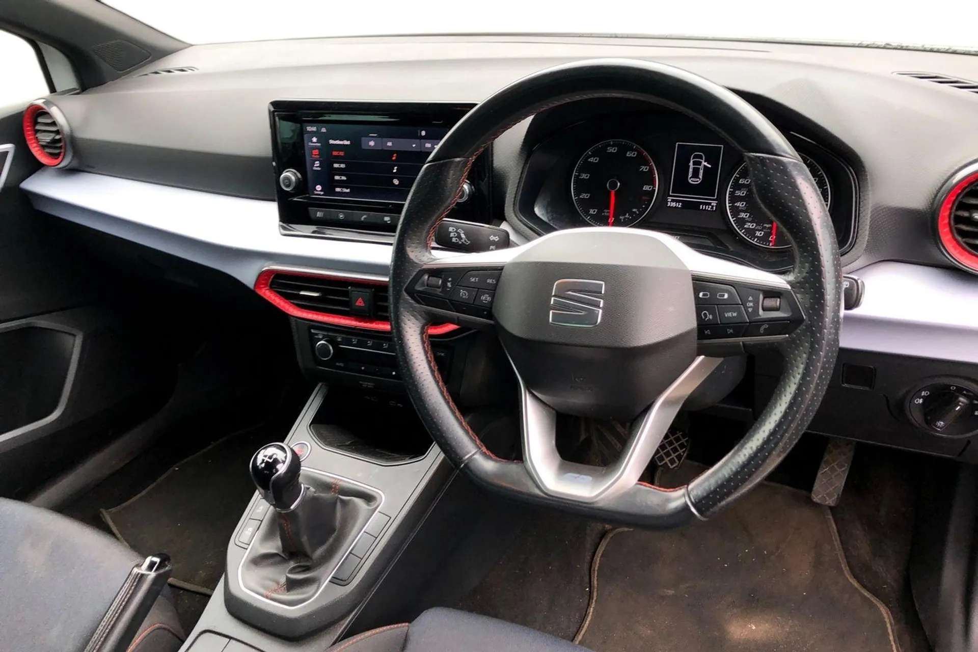 A 2023 SEAT IBIZA 1.0 TSI 95 FR Edition 5dr [ Wireless phone charger , Rear parking sensor , Auto start and stop system , 18" Performance machined alloy wheels in black A 2023 SEAT IBIZA 1.0 TSI 95 FR Edition 5dr [ Wireless phone charger , Rear parking sensor , Auto start and stop system , 18" Performance machined alloy wheels in black