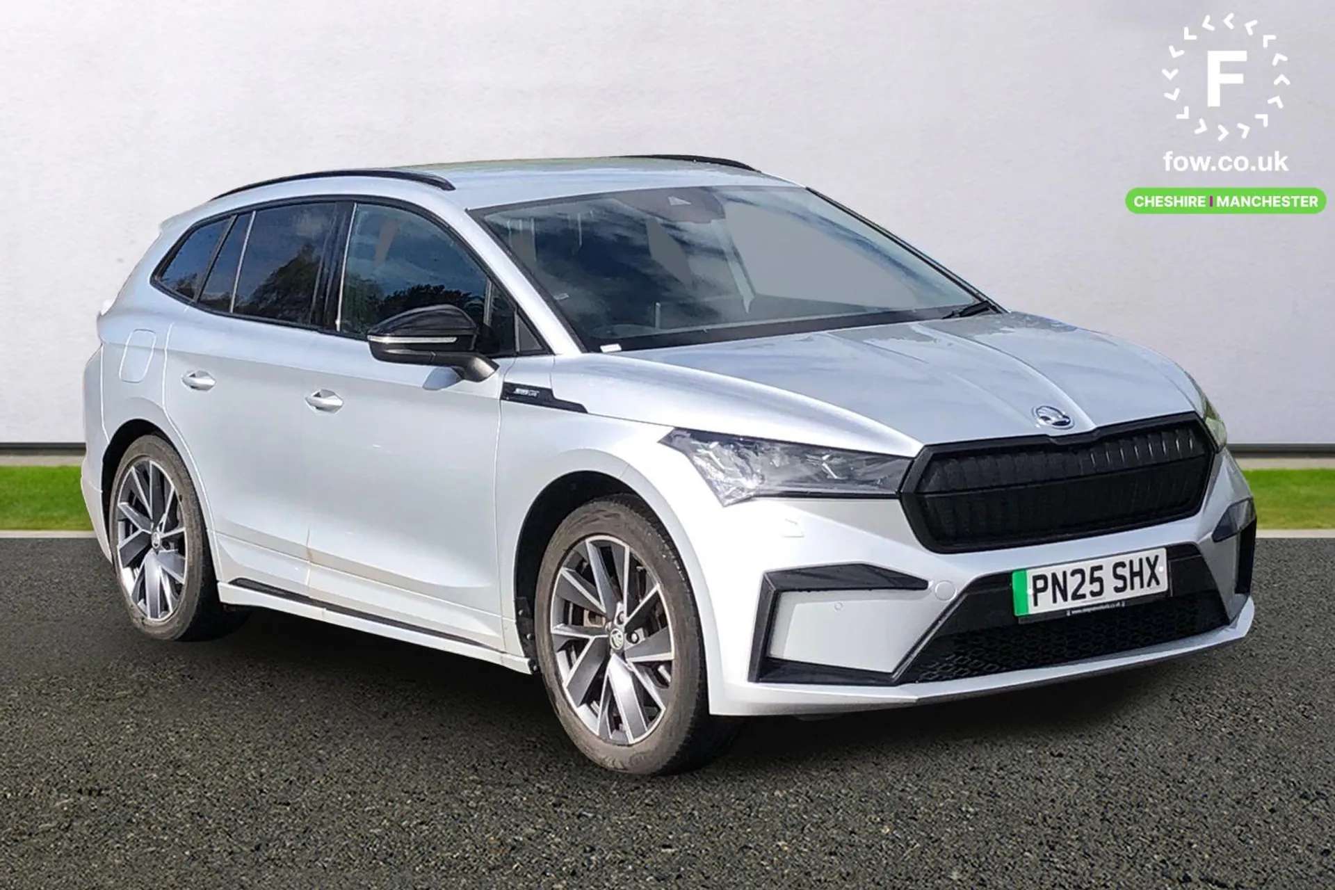 A 2025 SKODA ENYAQ 210kW 85x Sportline Plus 82kWh 4x4 5dr Auto [ Rear view camera , Tailgate unlocking from outside , Wireless charging with cooling function , Front and A 2025 SKODA ENYAQ 210kW 85x Sportline Plus 82kWh 4x4 5dr Auto [ Rear view camera , Tailgate unlocking from outside , Wireless charging with cooling function , Front and