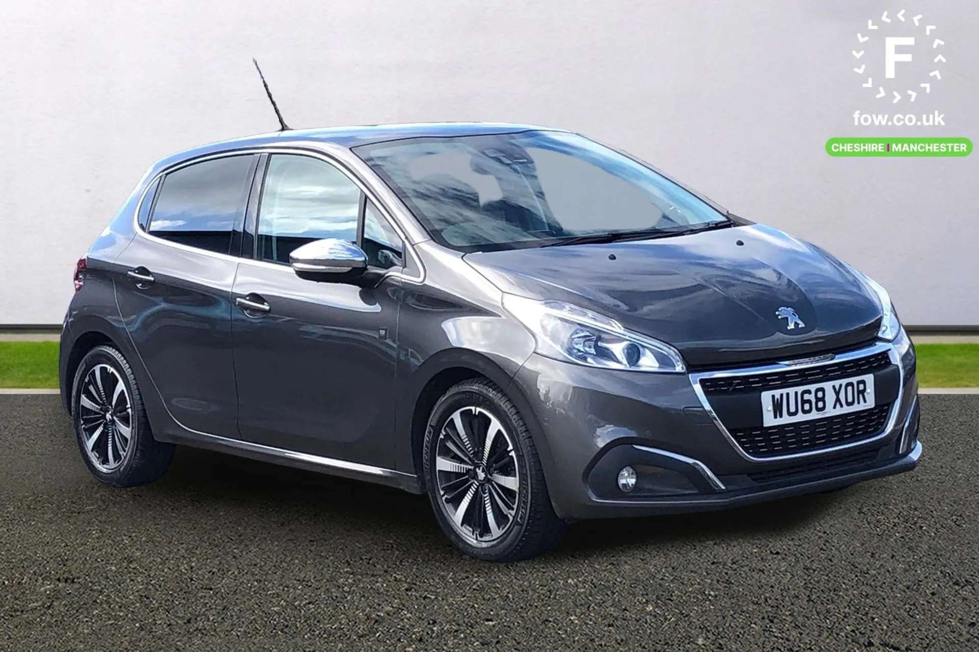 A 2018 PEUGEOT 208 1.2 PureTech 110 Tech Edition 5dr EAT6 [ Bluetooth system , Visibility pack , 16" Titane Matt black alloy wheels , Service interval indicator , ESP wi A 2018 PEUGEOT 208 1.2 PureTech 110 Tech Edition 5dr EAT6 [ Bluetooth system , Visibility pack , 16" Titane Matt black alloy wheels , Service interval indicator , ESP wi