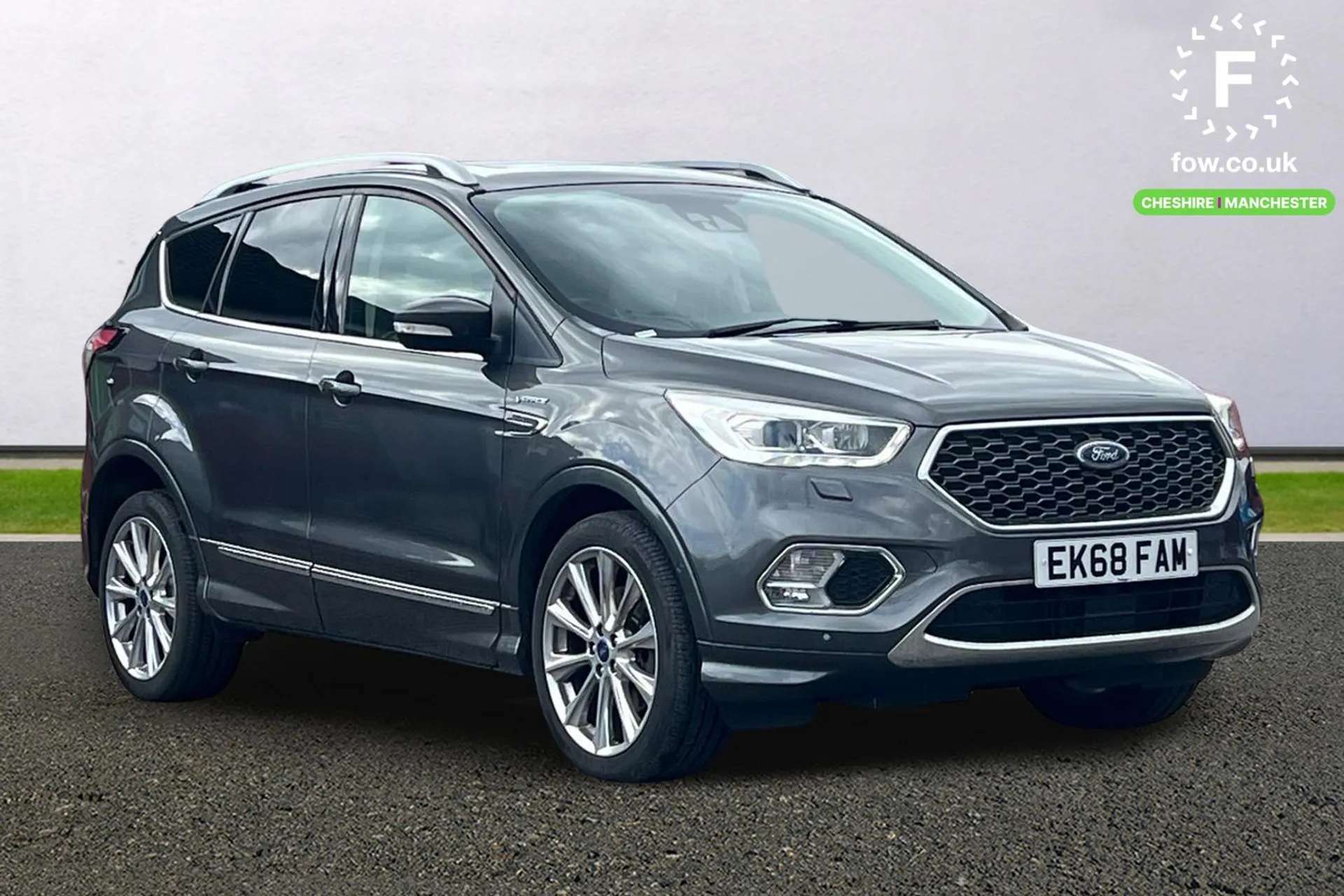 A 2018 FORD KUGA VIGNALE 2.0 TDCi 180 5dr Auto [Power Opening Panoramic Roof, Adaptive Cruise Control, 19" Vignale Alloys, Blind Spot Information System (BLIS), Active City St A 2018 FORD KUGA VIGNALE 2.0 TDCi 180 5dr Auto [Power Opening Panoramic Roof, Adaptive Cruise Control, 19" Vignale Alloys, Blind Spot Information System (BLIS), Active City St
