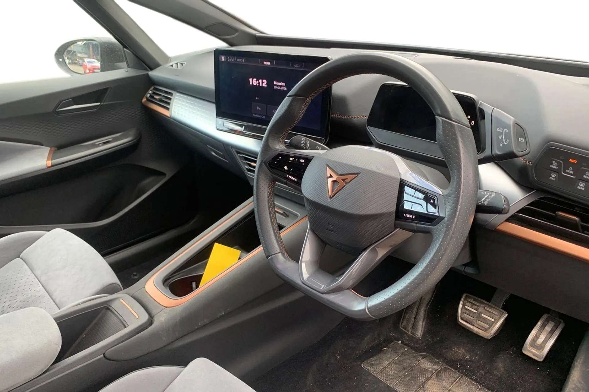 A 2023 CUPRA BORN 150kW V3 58kWh 5dr Auto [ Augmented reality head up display , Front/rear park distance control , Multi-colour ambient interior lighting , 20" Hurrican A 2023 CUPRA BORN 150kW V3 58kWh 5dr Auto [ Augmented reality head up display , Front/rear park distance control , Multi-colour ambient interior lighting , 20" Hurrican